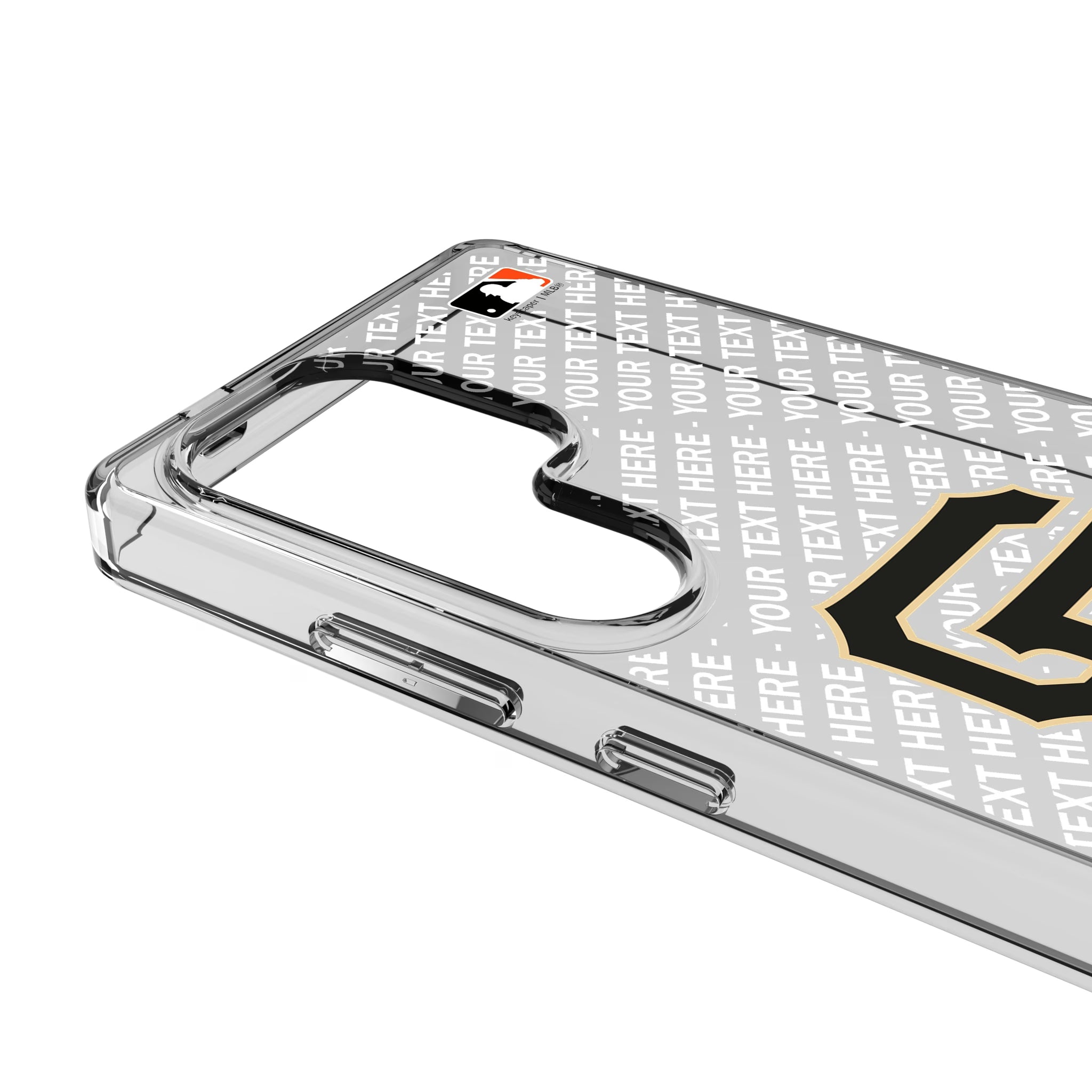 San Francisco Giants Personalized EndZone Plus Galaxy Clear Phone Case for Samsung Galaxy - Detail