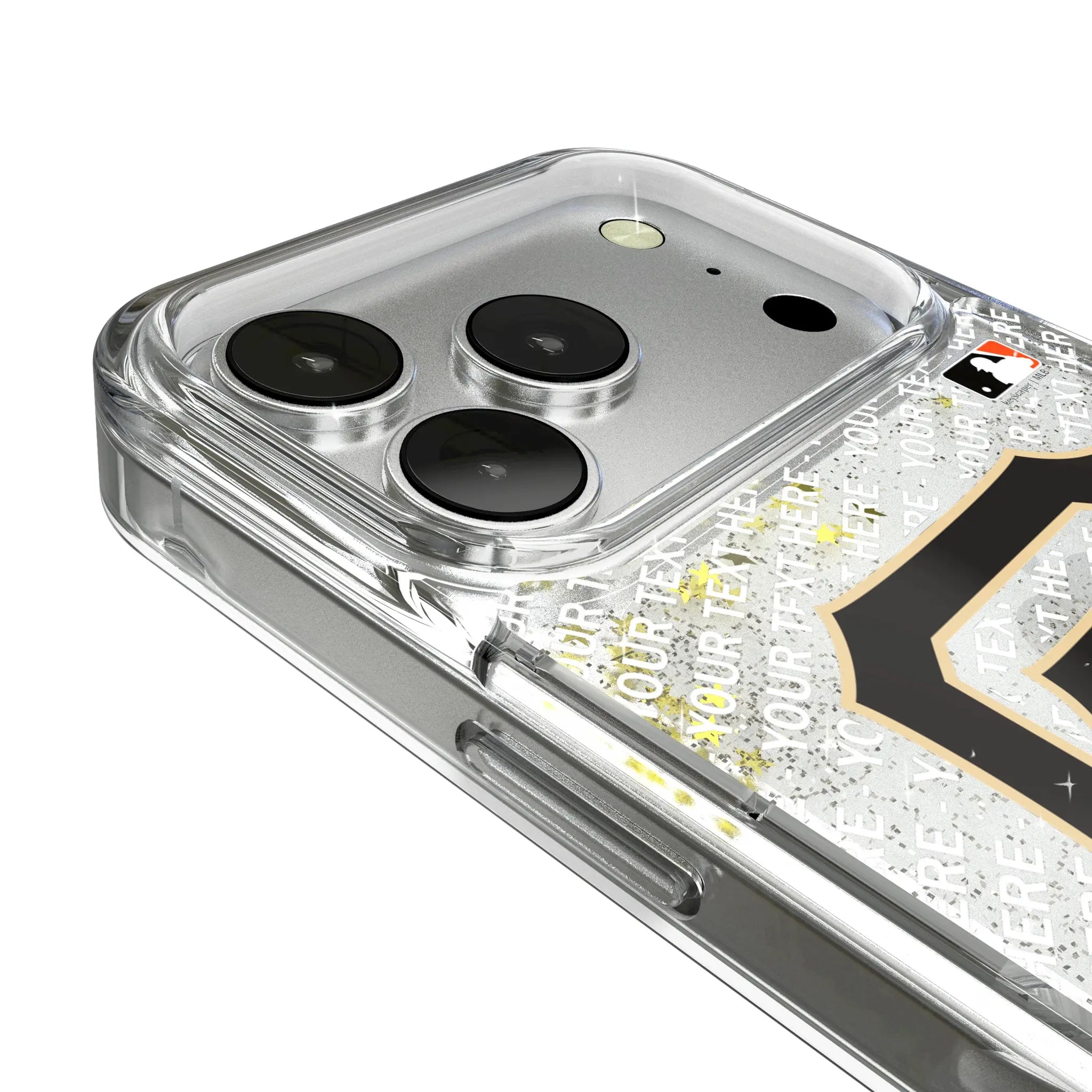 San Francisco Giants Personalized EndZone Plus iPhone Glitter Phone Case for Apple iPhone - Detail