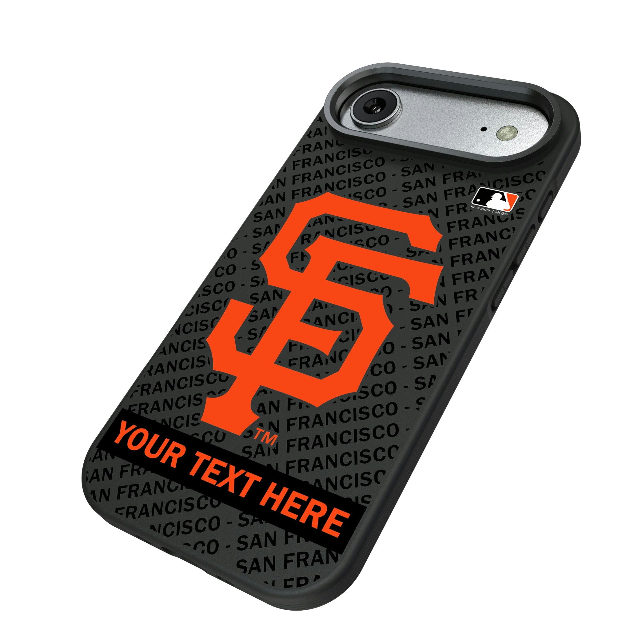 San Francisco Giants Personalized Tilt iPhone Bump Phone Case for Apple iPhone - Isometric View#Device_iPhone Air