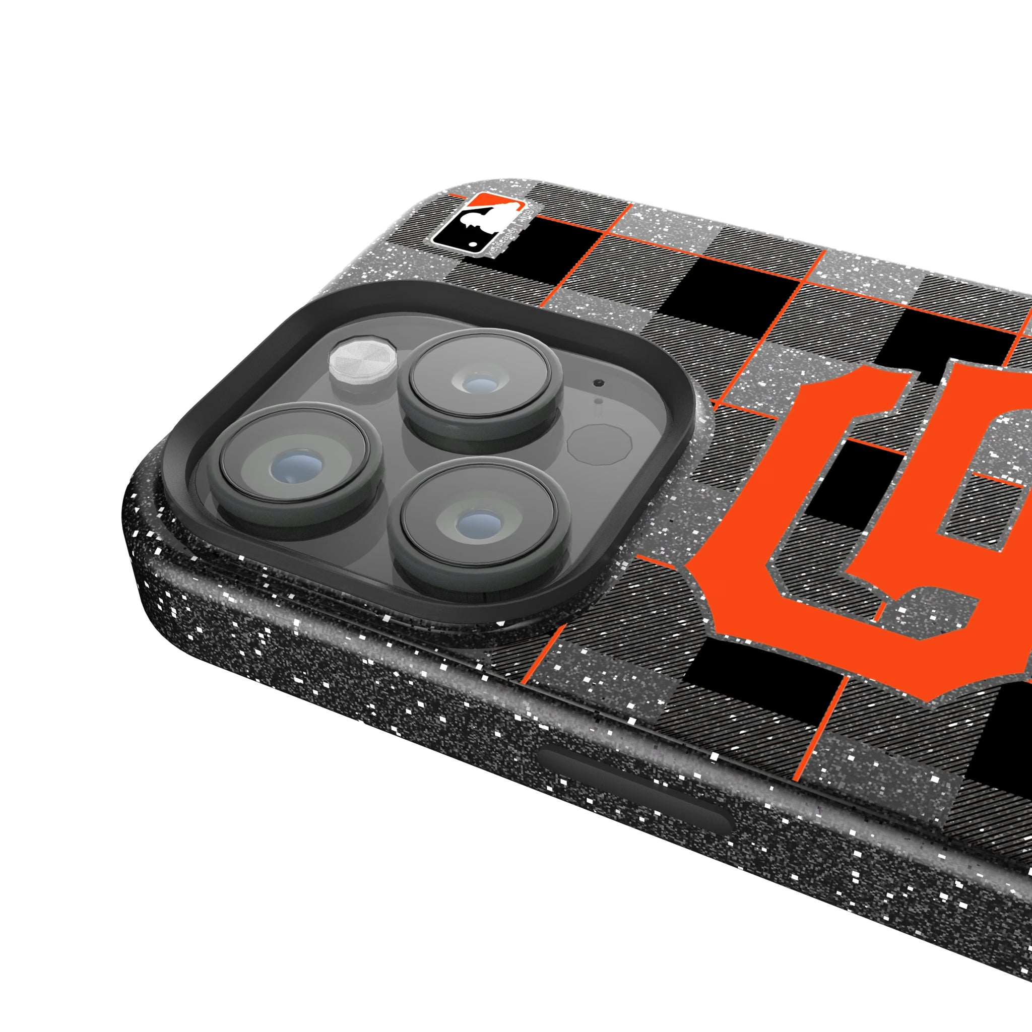 San Francisco Giants Plaid iPhone Bling Phone Case for Apple iPhone - Detail