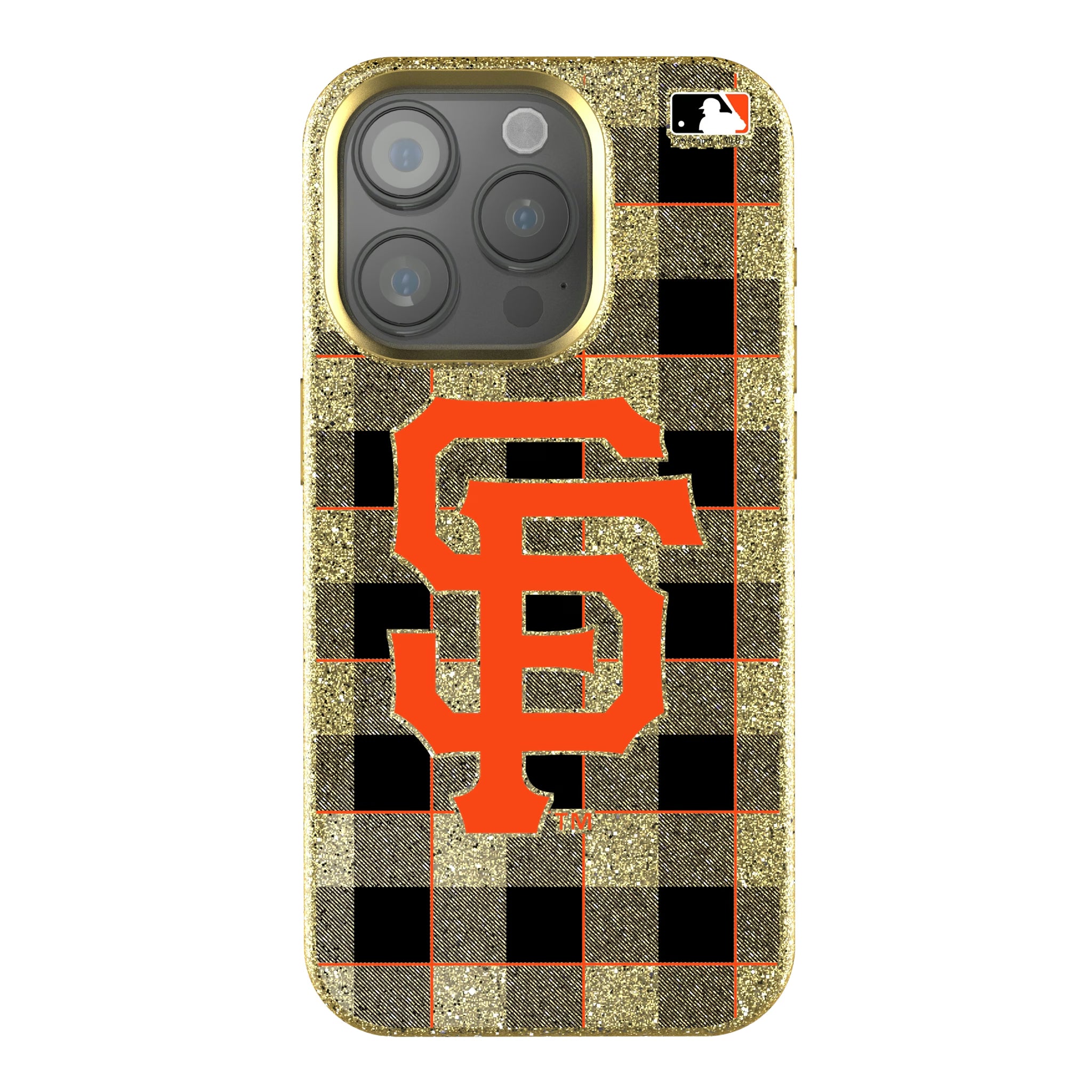 San Francisco Giants Plaid iPhone Bling Phone Case for Apple iPhone