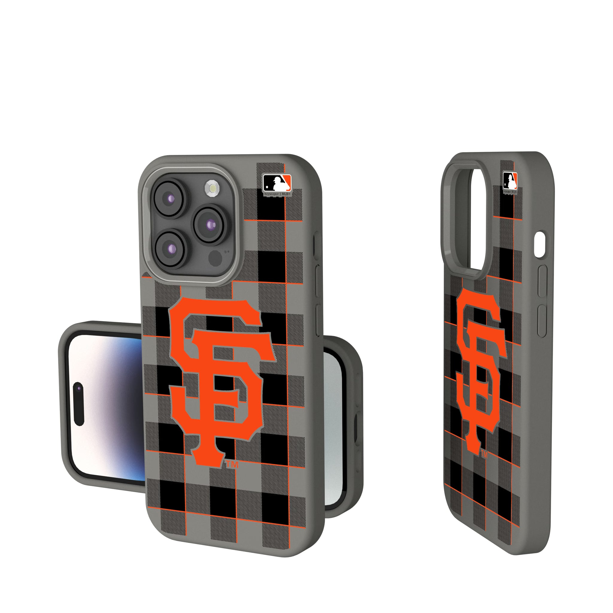 San Francisco Giants Plaid iPhone Soft Touch Phone Case for Apple iPhone