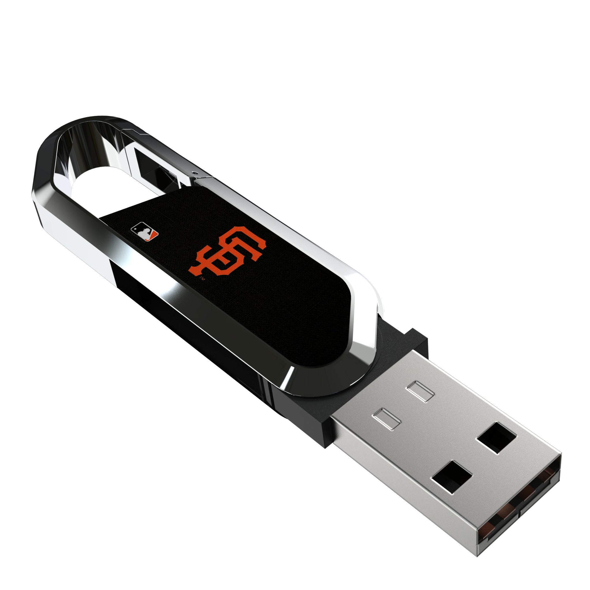 San Francisco Giants Solid USB 64GB Clip Style Flash Drive