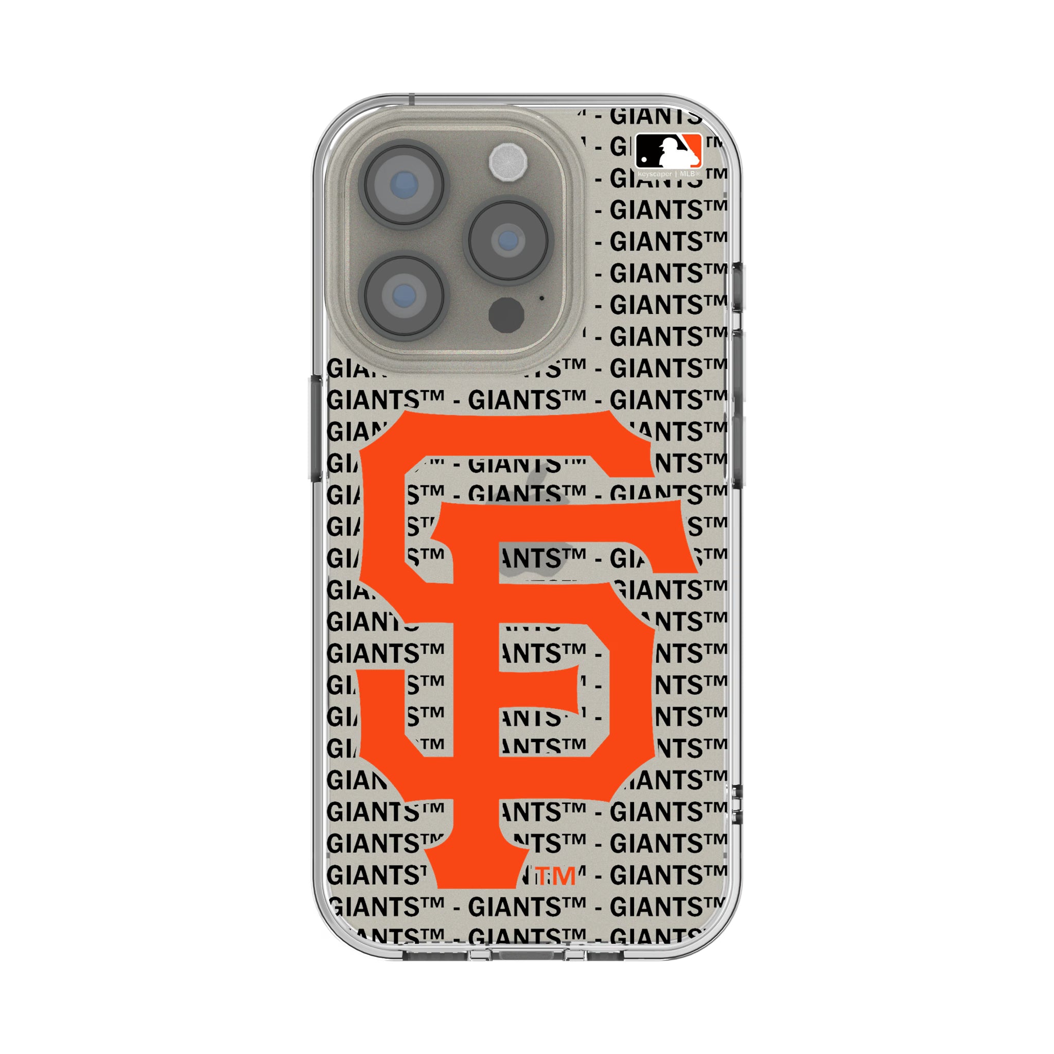 San Francisco Giants Text Backdrop iPhone Clear Phone Case for Apple iPhone