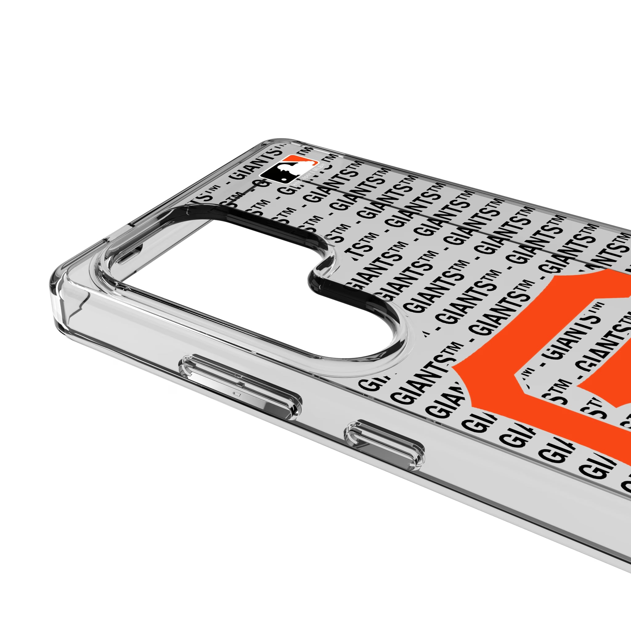 San Francisco Giants Text Backdrop Galaxy Clear Phone Case for Samsung Galaxy - Detail