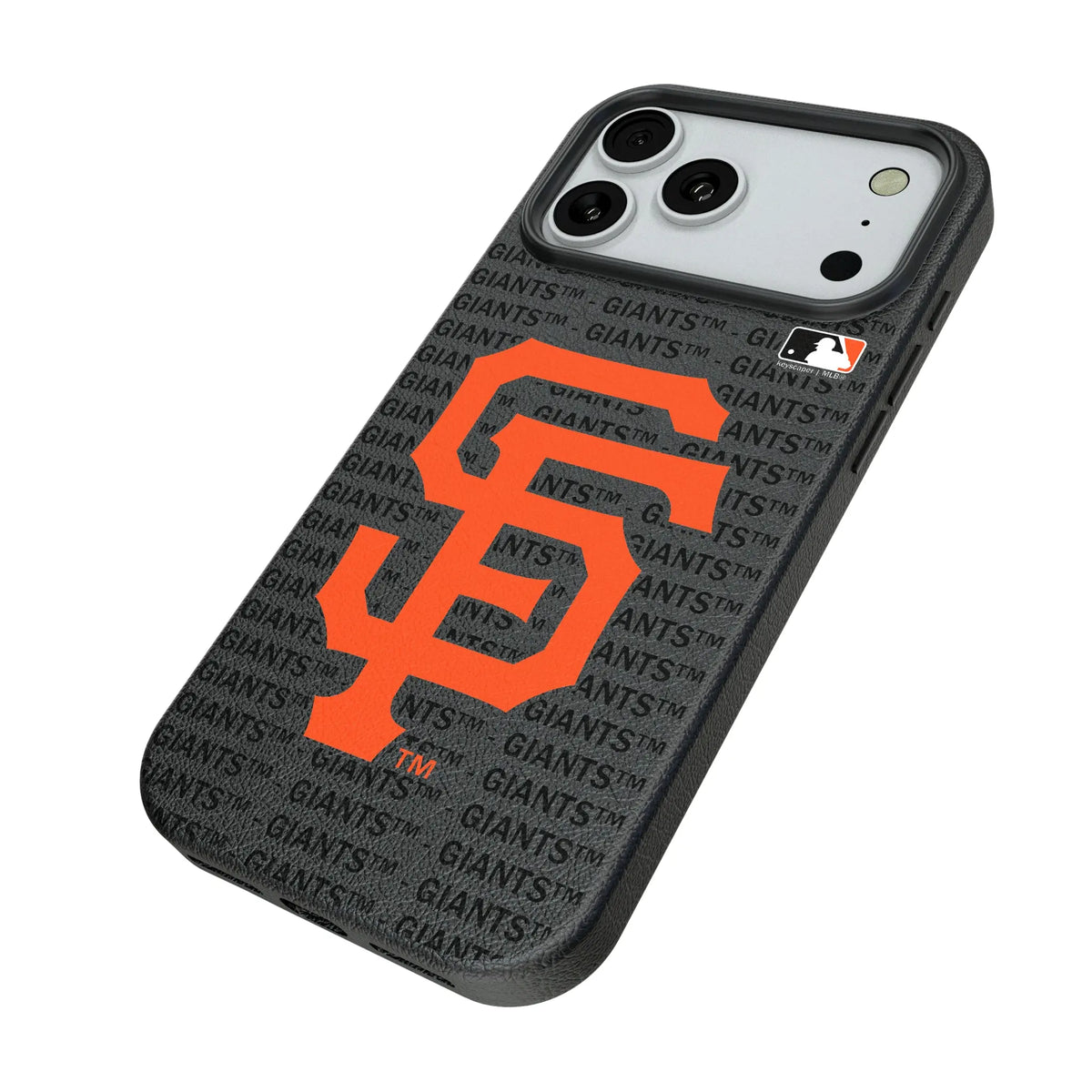 San Francisco Giants Text Backdrop iPhone MagSafe Compatible Phone Case for Apple iPhone - Isometric View#Device_iPhone 18 Pro Max