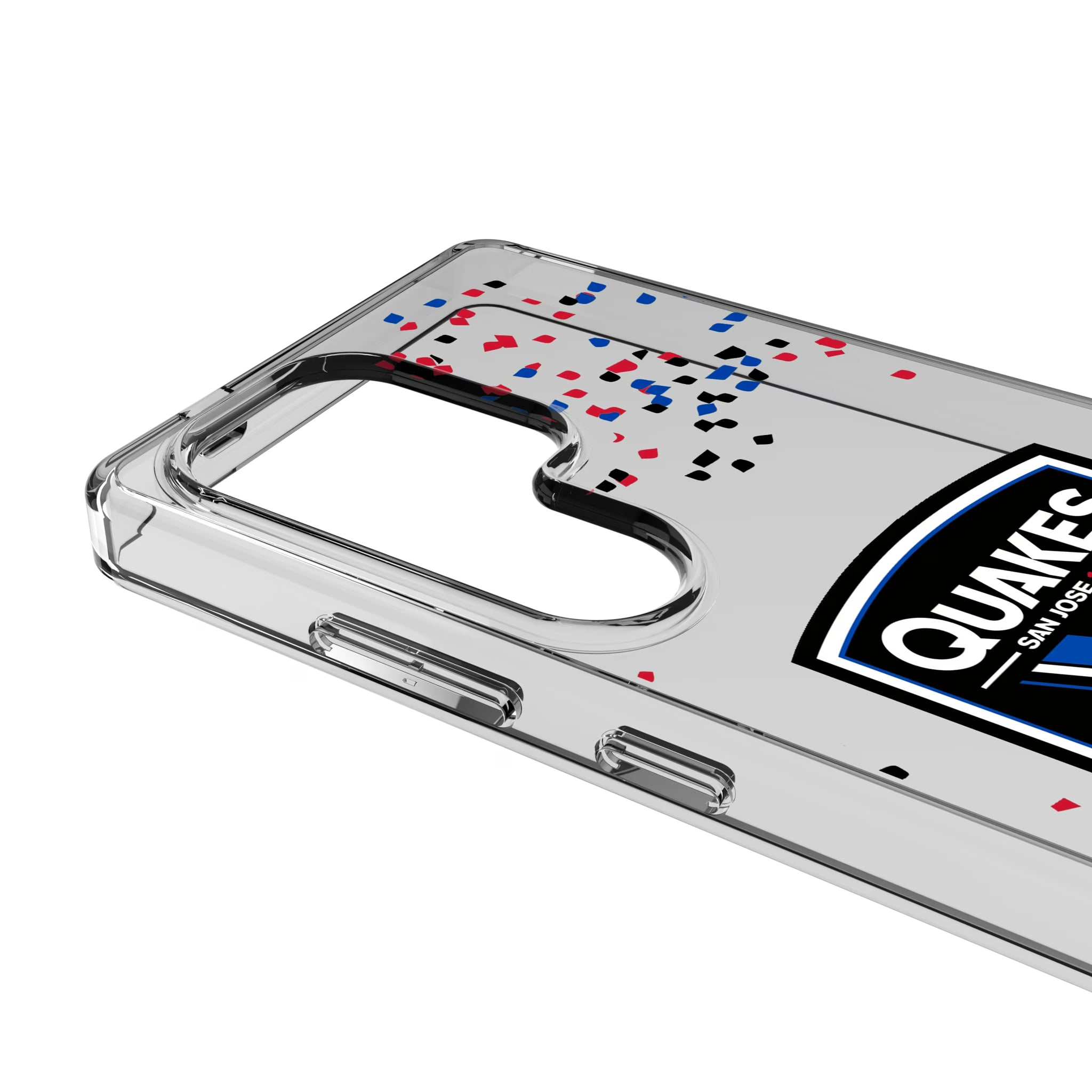 San Jose Earthquakes Confetti Galaxy Clear Phone Case for Samsung Galaxy - Detail