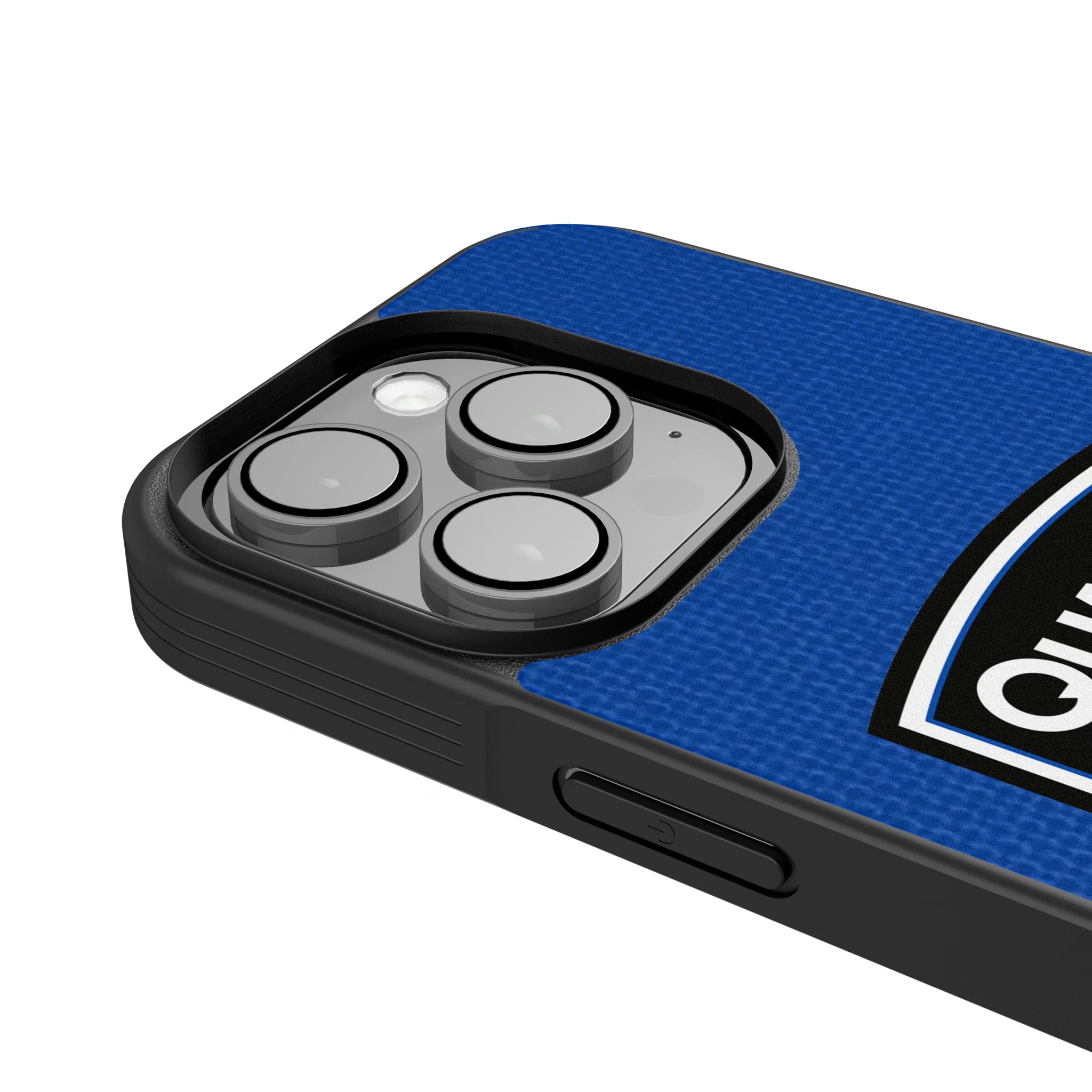 San Jose Earthquakes Diagonal Stripe iPhone Bump Phone Case for Apple iPhone - Detail