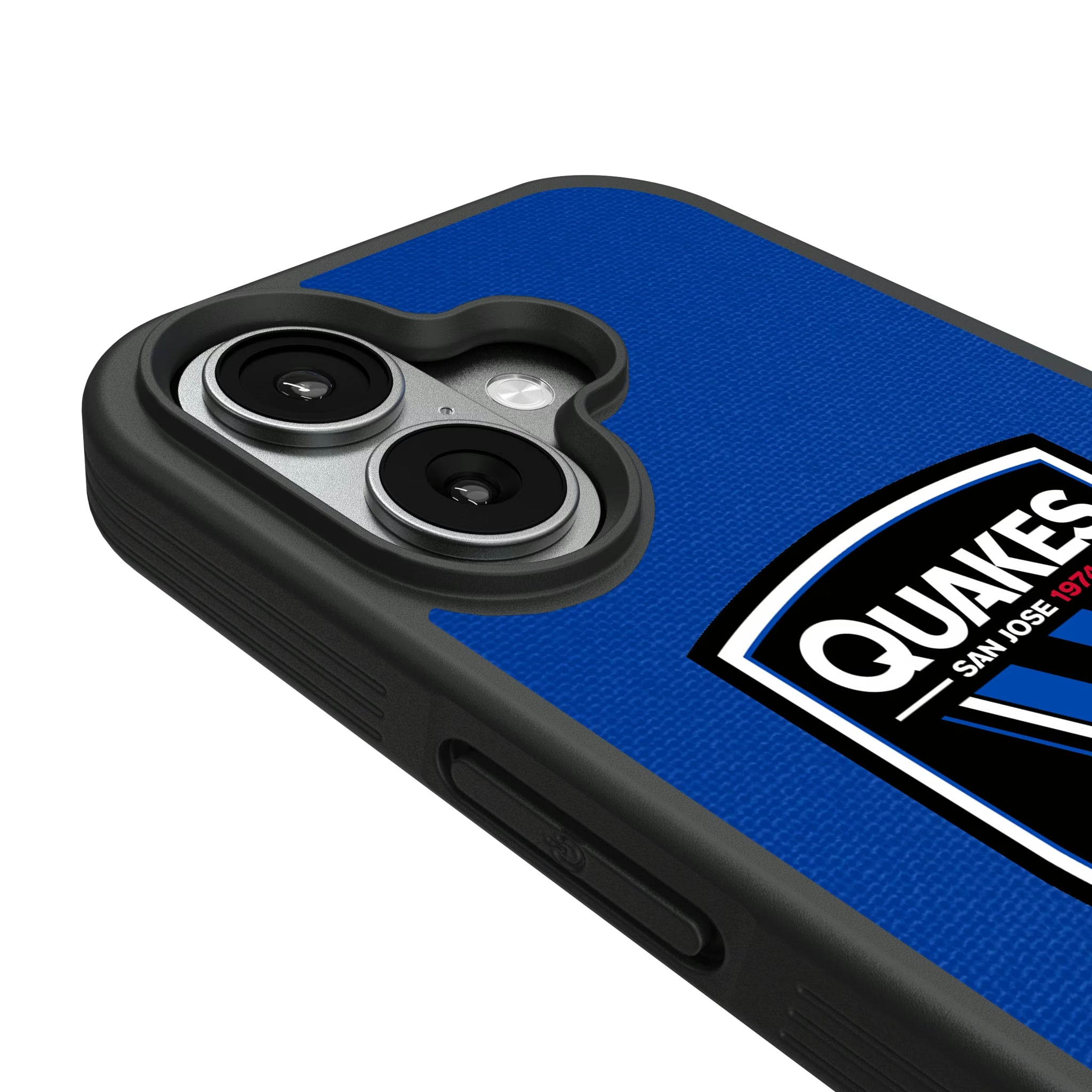 San Jose Earthquakes Endzone Solid iPhone Bump Phone Case for Apple iPhone - Detail#Device_iPhone 17