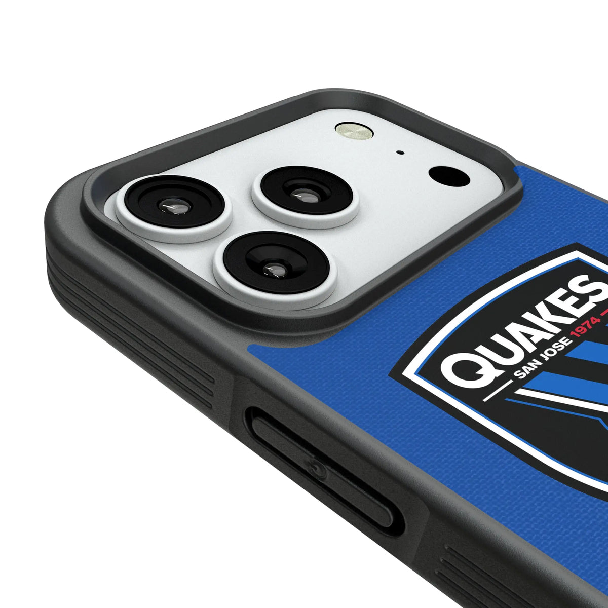 San Jose Earthquakes Endzone Solid iPhone Bump Phone Case for Apple iPhone - Detail#Device_iPhone 18 Pro
