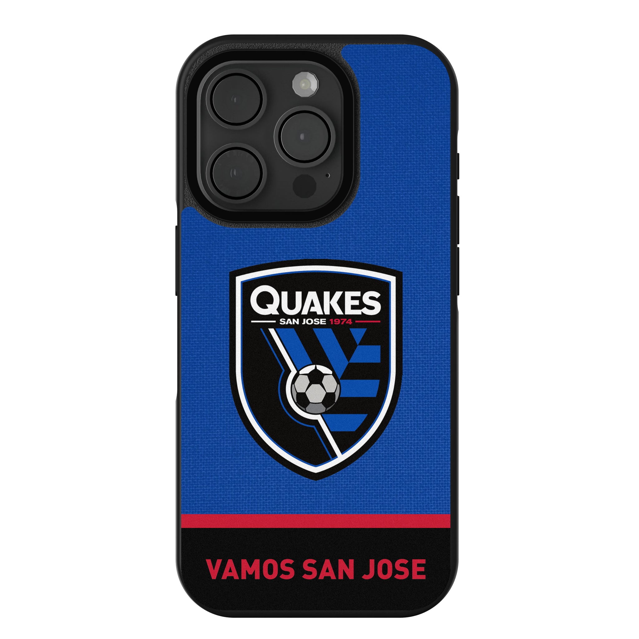 San Jose Earthquakes Endzone Solid iPhone Bump Phone Case for Apple iPhone