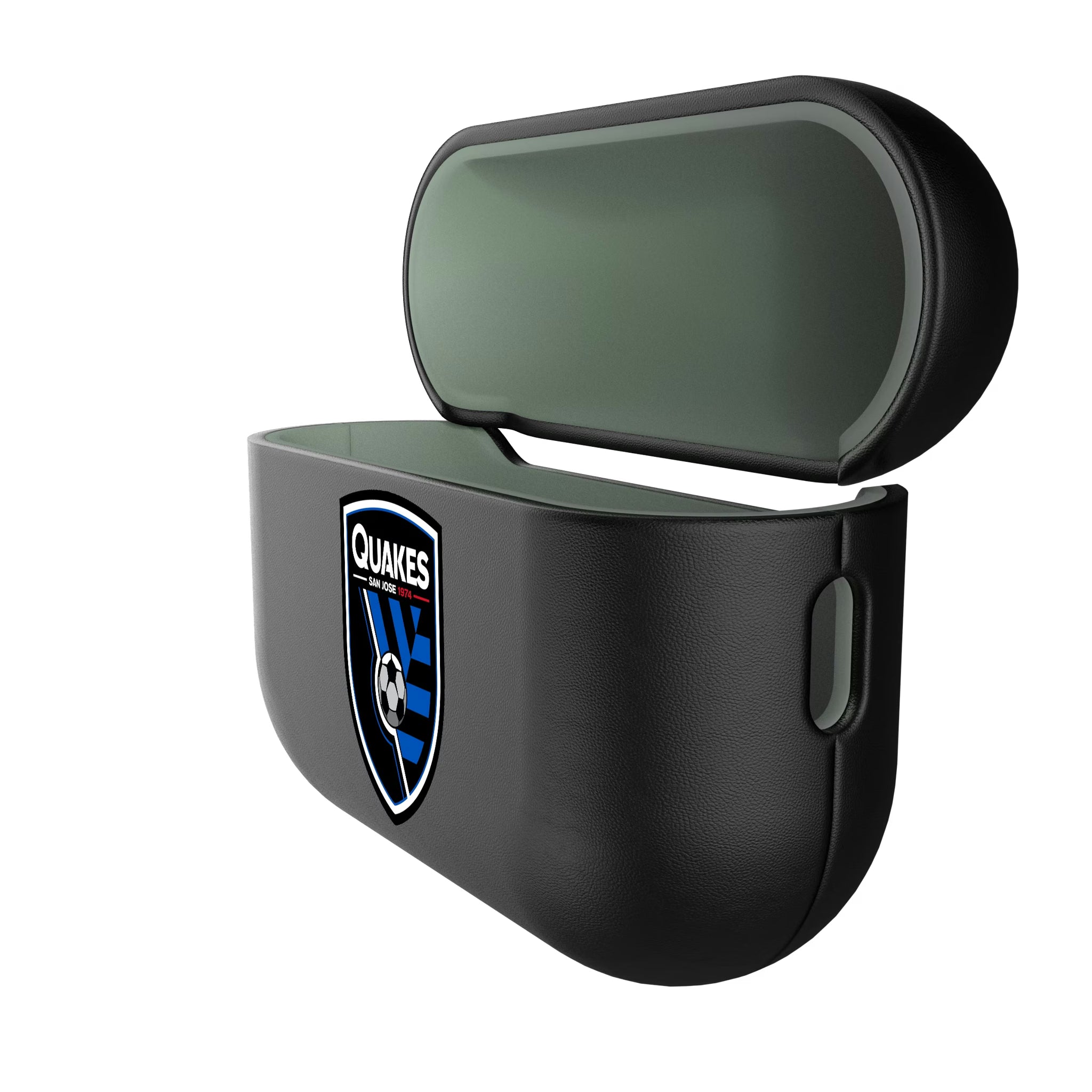 San Jose Earthquakes Insignia AirPods AirPod Case Cover - Isometric View#Device_AirPods Pro 3