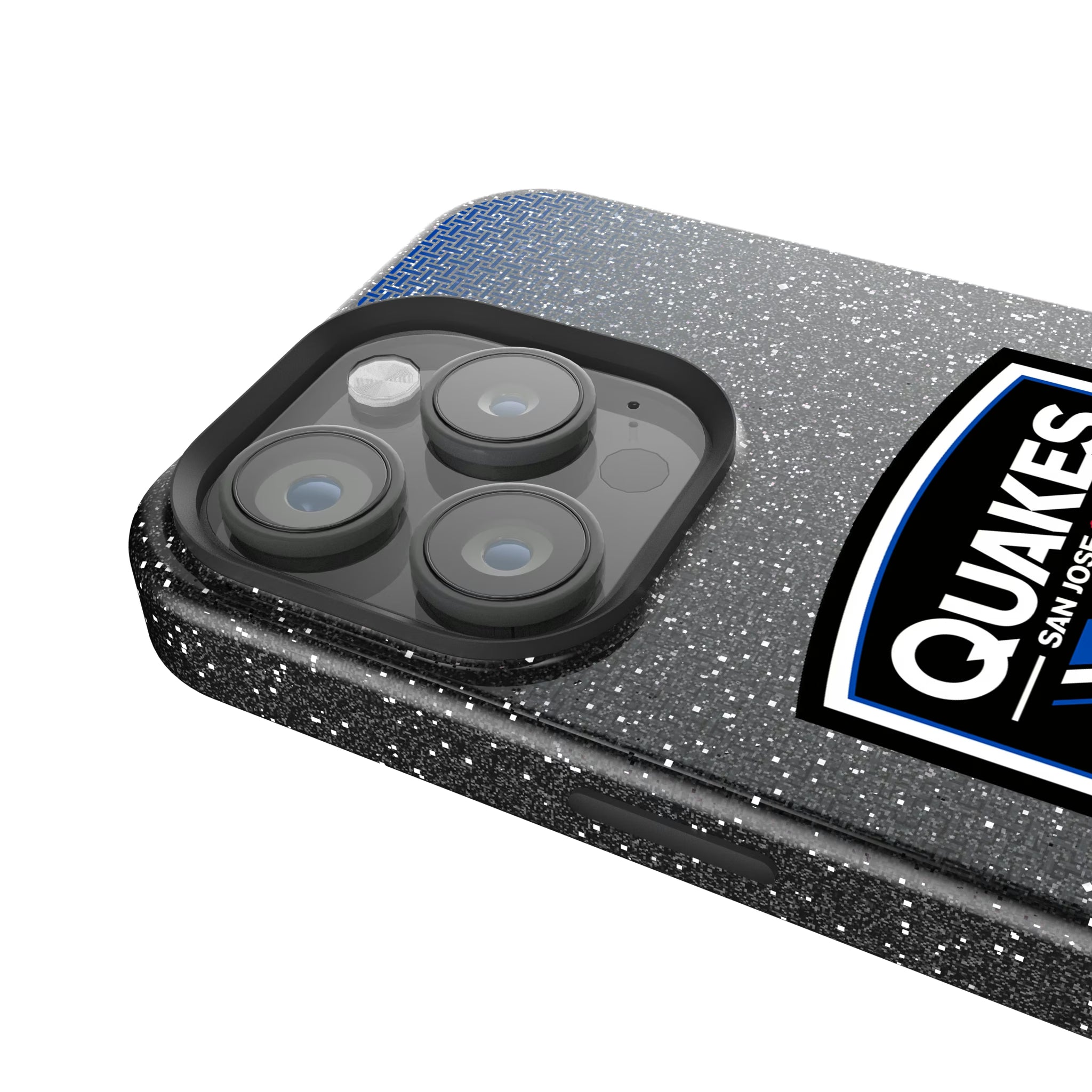 San Jose Earthquakes Linen iPhone Bling Phone Case for Apple iPhone - Detail