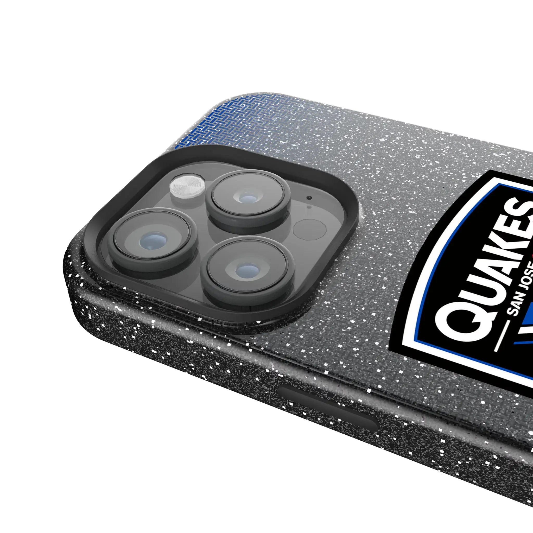 San Jose Earthquakes Linen iPhone Bling Phone Case for Apple iPhone - Detail