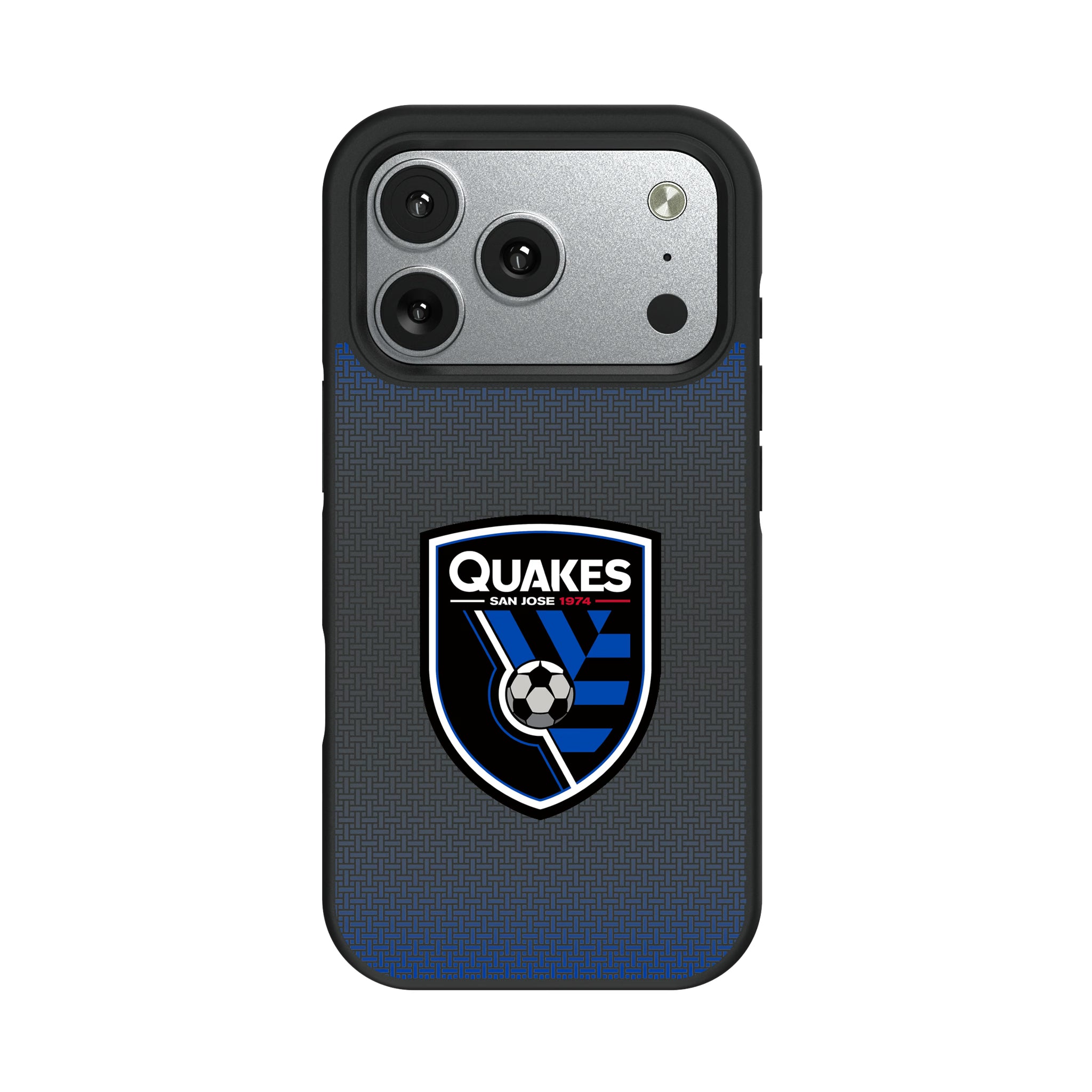 San Jose Earthquakes Linen iPhone Bump Phone Case for Apple iPhone#Device_iPhone 17 Pro