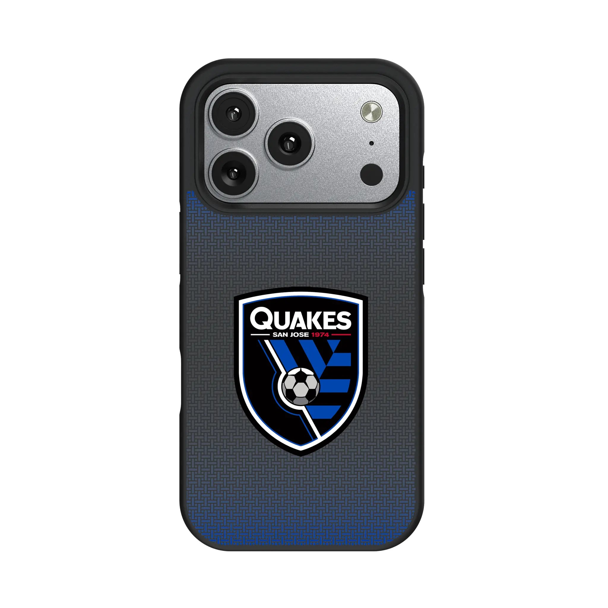 San Jose Earthquakes Linen iPhone Bump Phone Case for Apple iPhone#Device_iPhone 17 Pro