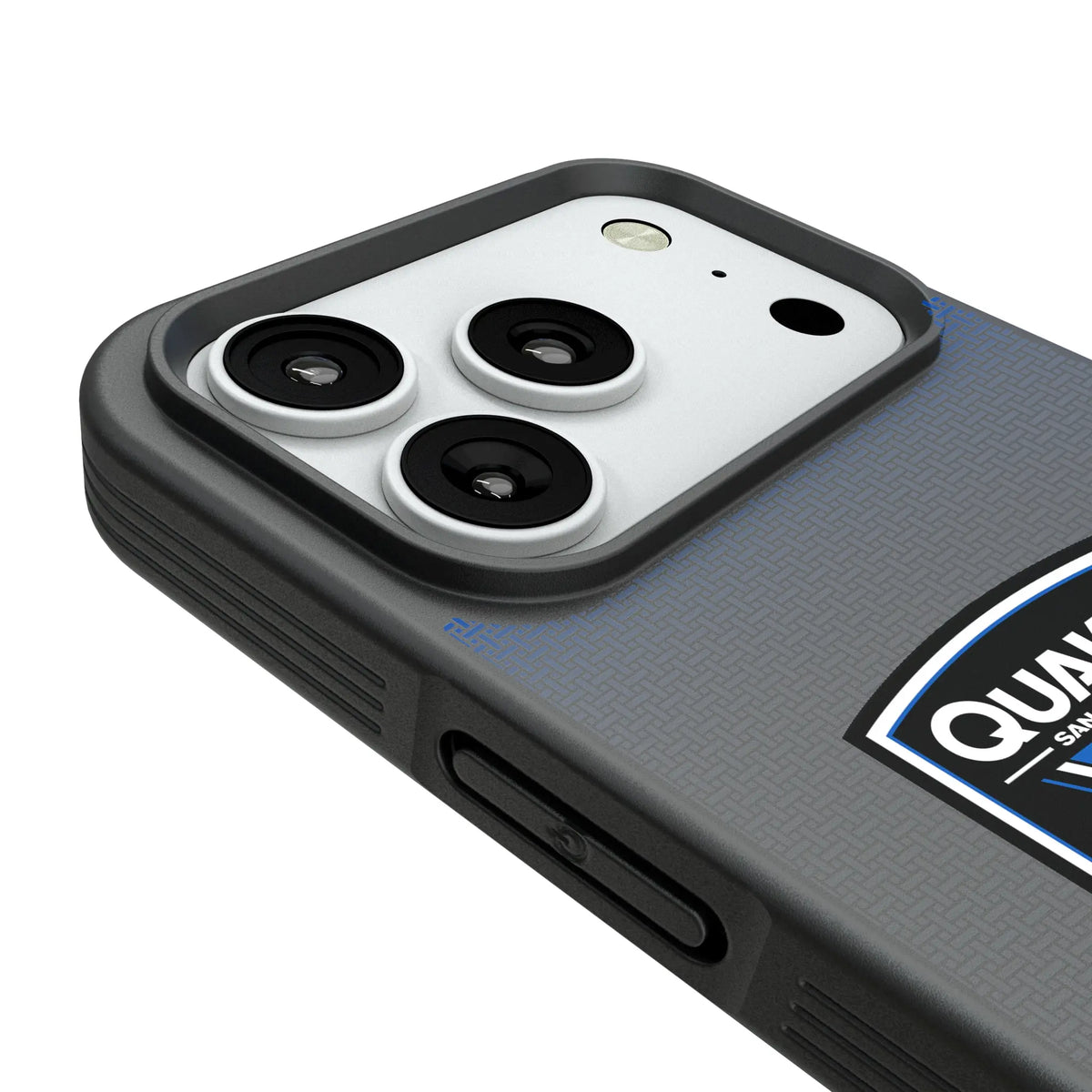 San Jose Earthquakes Linen iPhone Bump Phone Case for Apple iPhone - Detail#Device_iPhone 18 Pro