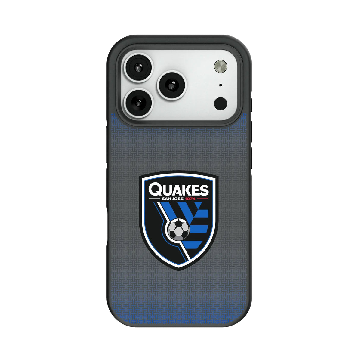 San Jose Earthquakes Linen Bump Phone Case for Apple iPhone