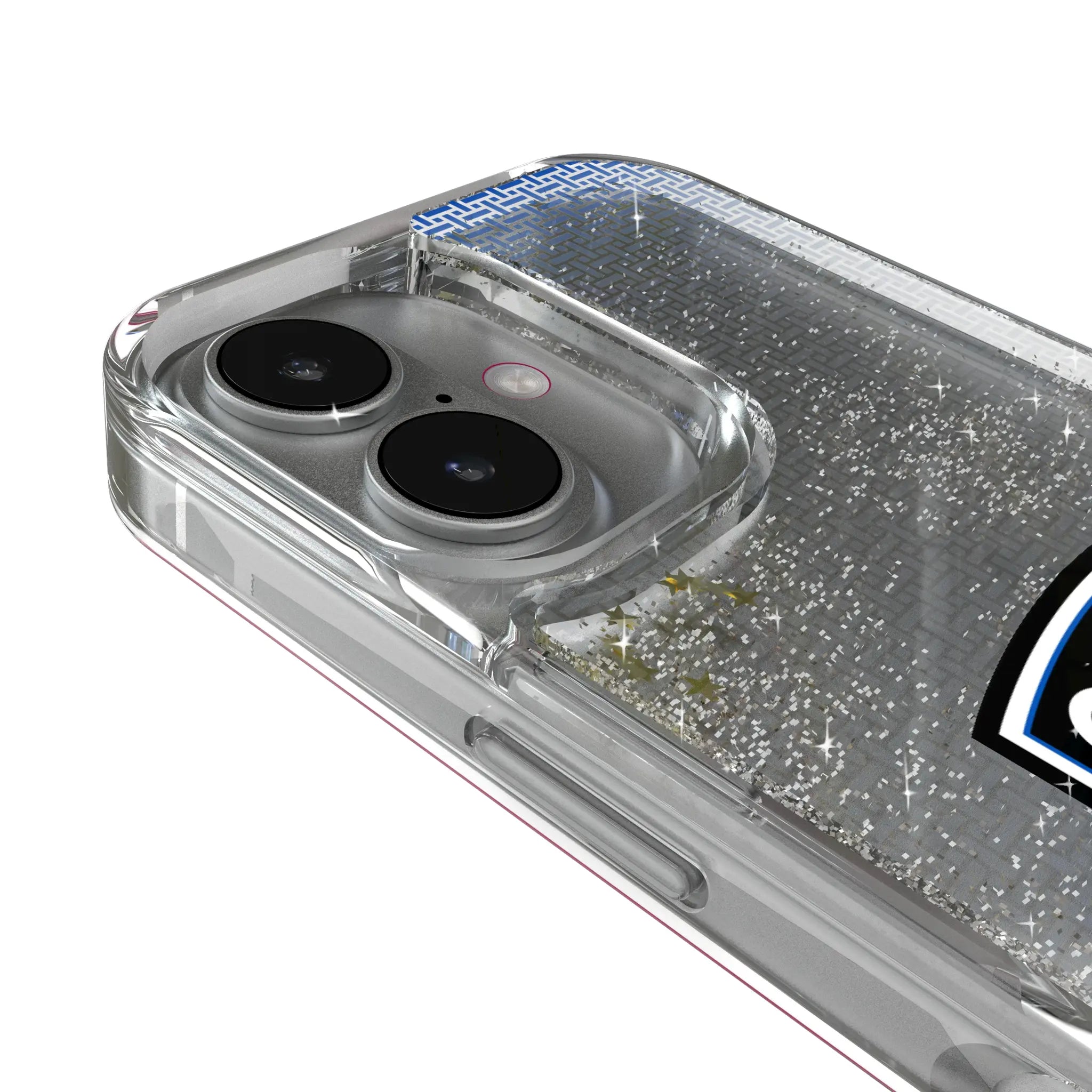 San Jose Earthquakes Linen iPhone Glitter Phone Case for Apple iPhone - Detail