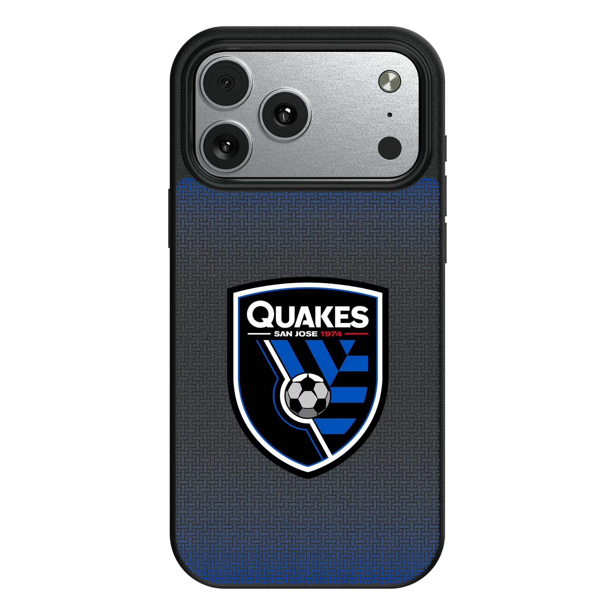 San Jose Earthquakes Linen iPhone MagSafe Compatible Phone Case for Apple iPhone#Device_iPhone 17 Pro Max