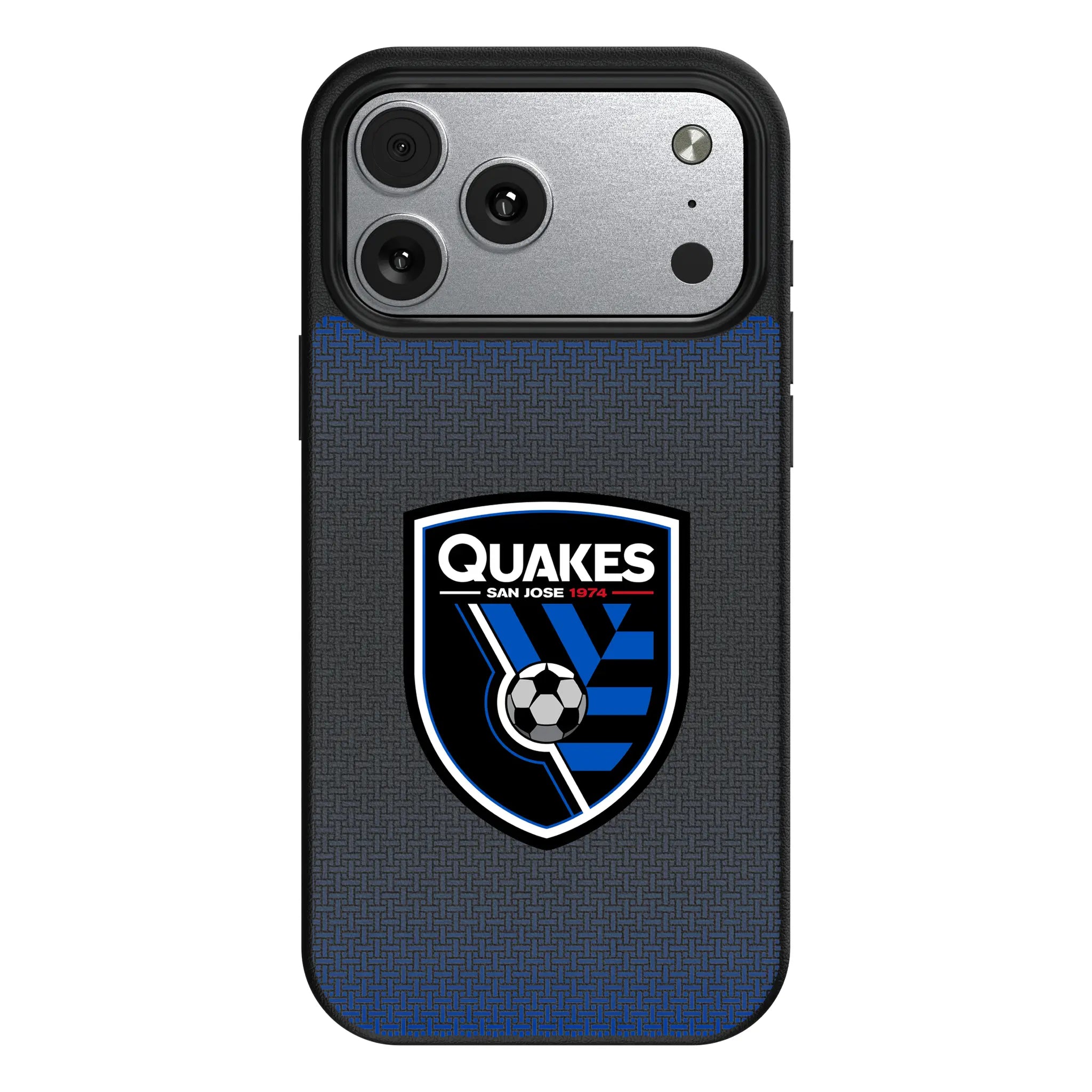 San Jose Earthquakes Linen iPhone MagSafe Compatible Phone Case for Apple iPhone#Device_iPhone 17 Pro Max