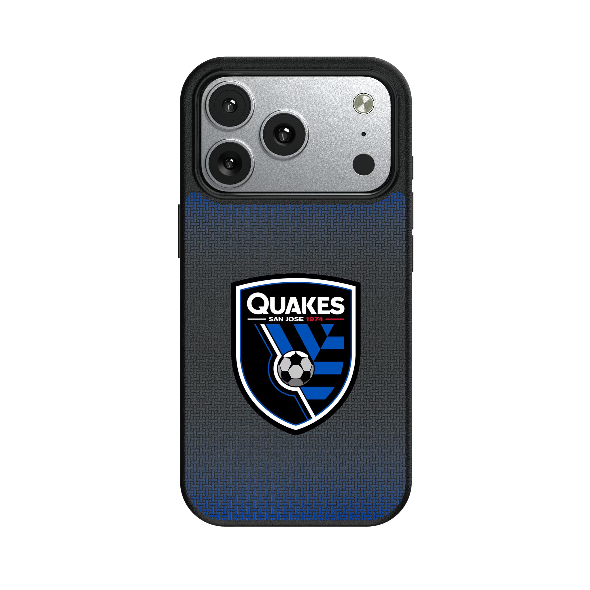 San Jose Earthquakes Linen iPhone MagSafe Compatible Phone Case for Apple iPhone#Device_iPhone 17 Pro