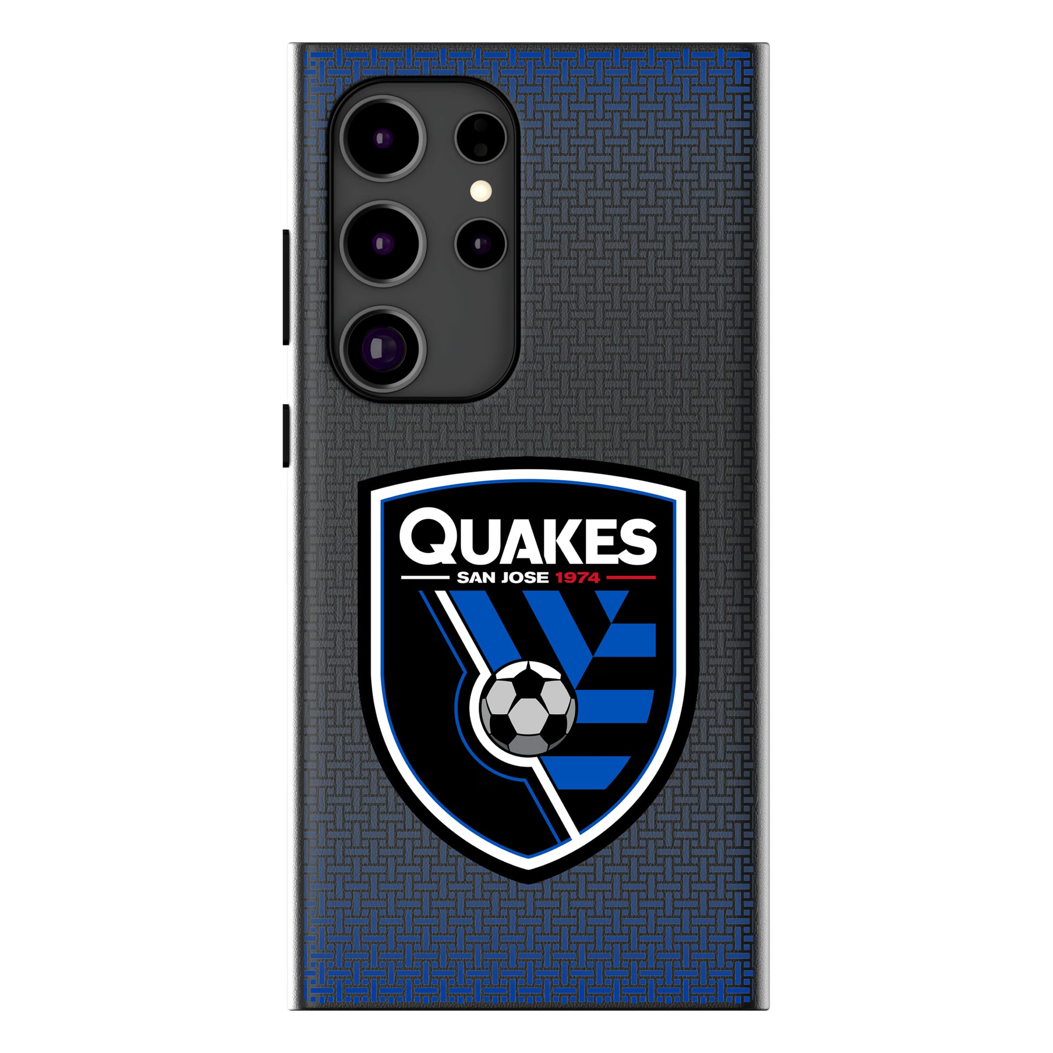San Jose Earthquakes Linen Galaxy MagSafe Compatible Phone Case for Samsung Galaxy