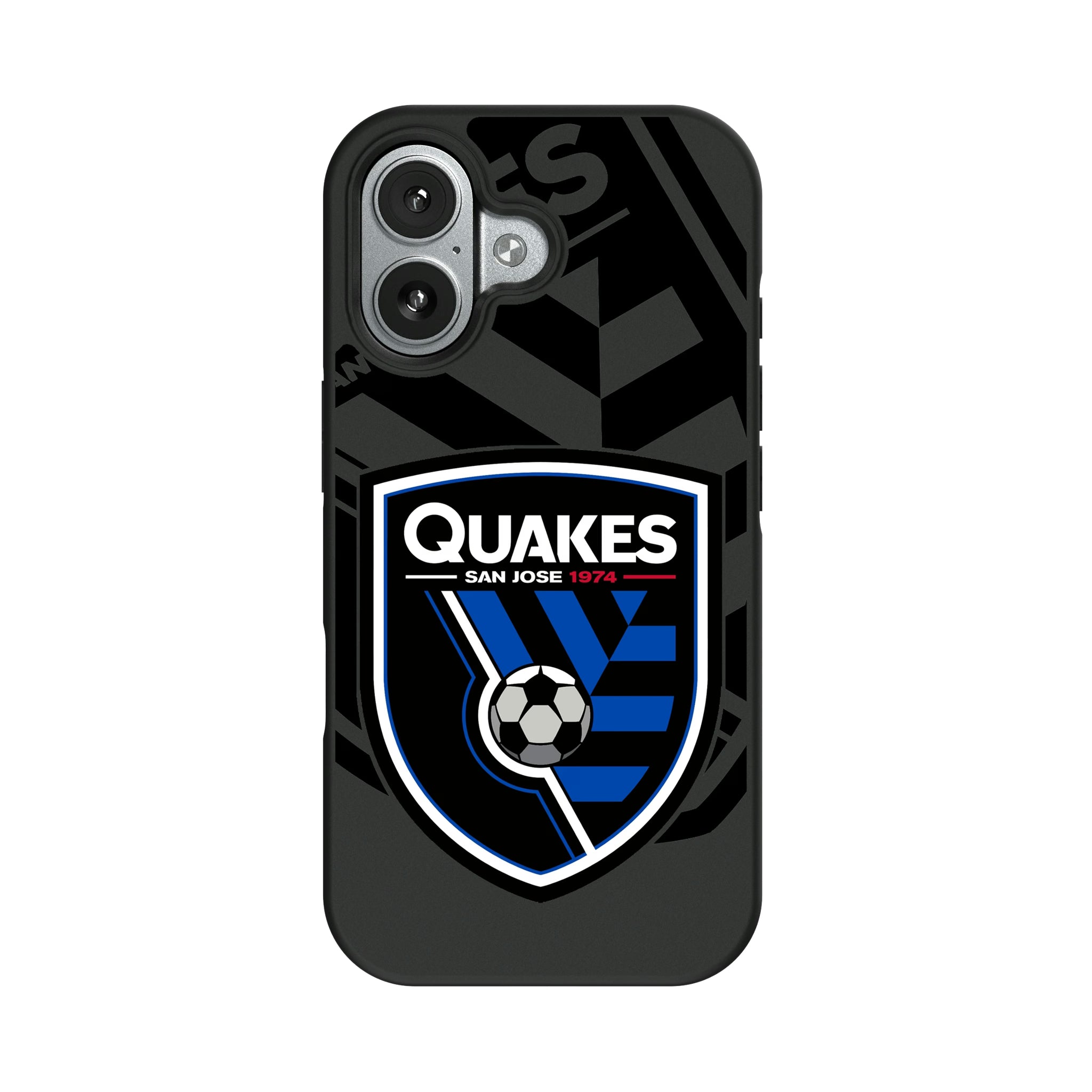 San Jose Earthquakes Monocolor Tilt iPhone Bump Phone Case for Apple iPhone#Device_iPhone 17
