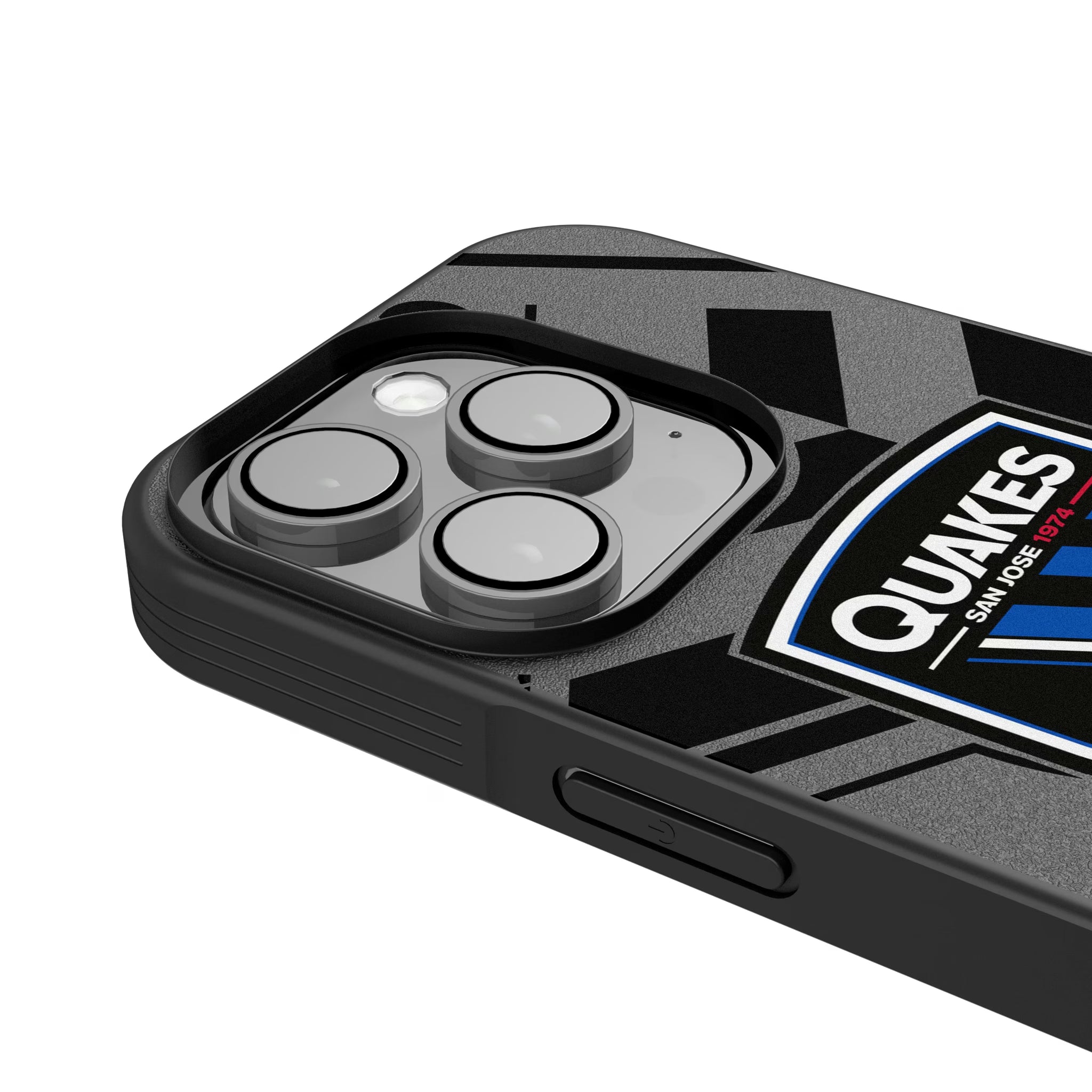 San Jose Earthquakes Monocolor Tilt iPhone Bump Phone Case for Apple iPhone - Detail