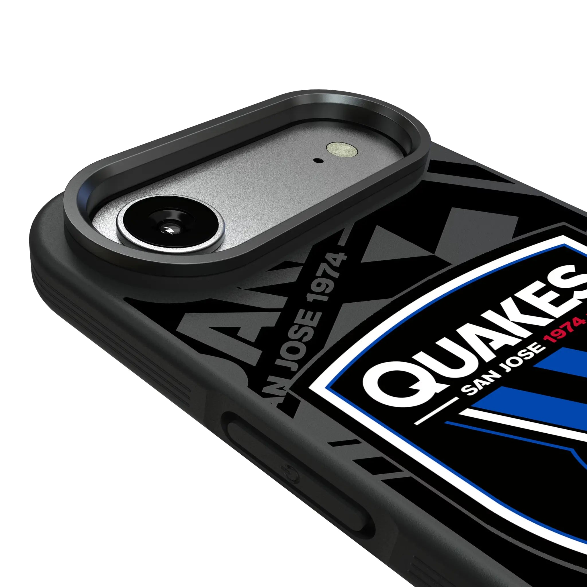 San Jose Earthquakes Monocolor Tilt iPhone Bump Phone Case for Apple iPhone - Detail#Device_iPhone Air