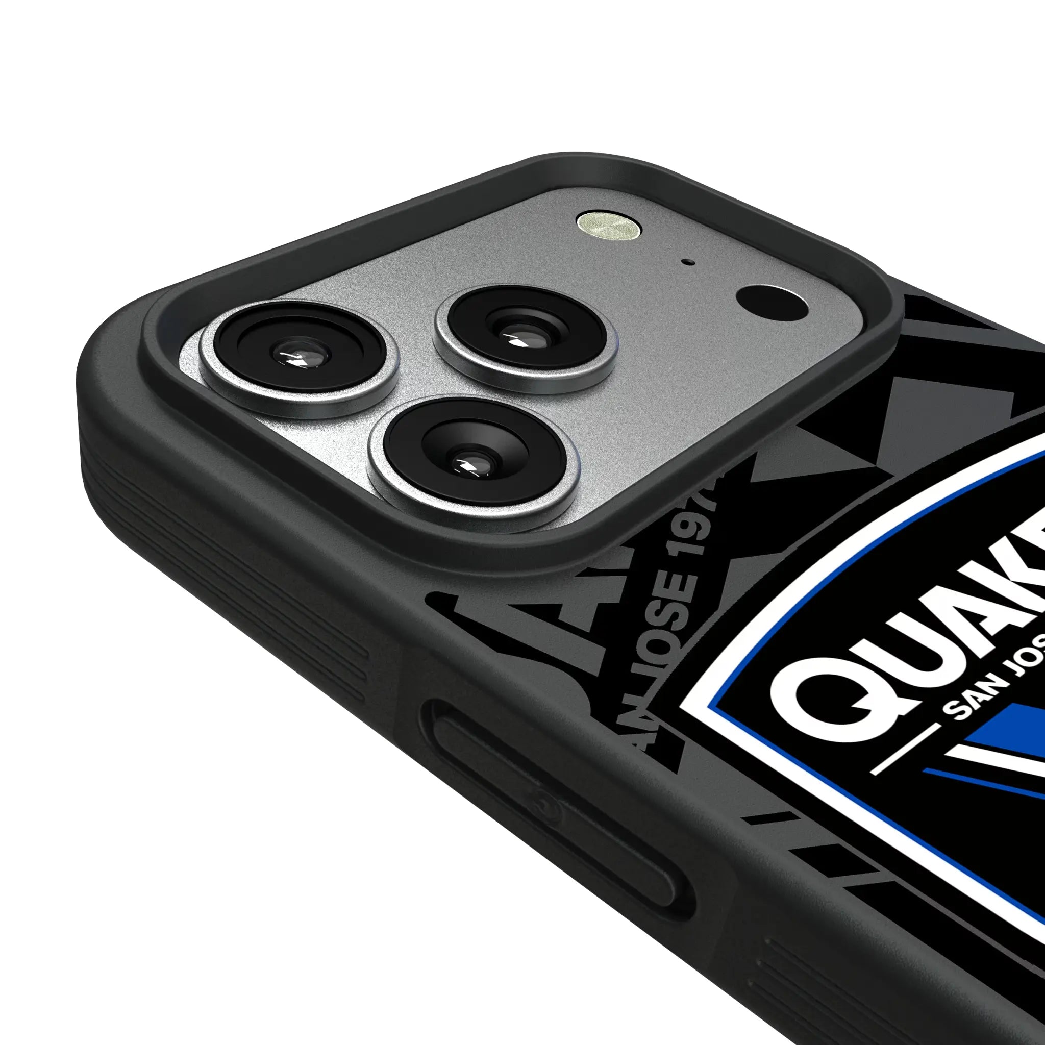 San Jose Earthquakes Monocolor Tilt iPhone Bump Phone Case for Apple iPhone - Detail#Device_iPhone 17 Pro