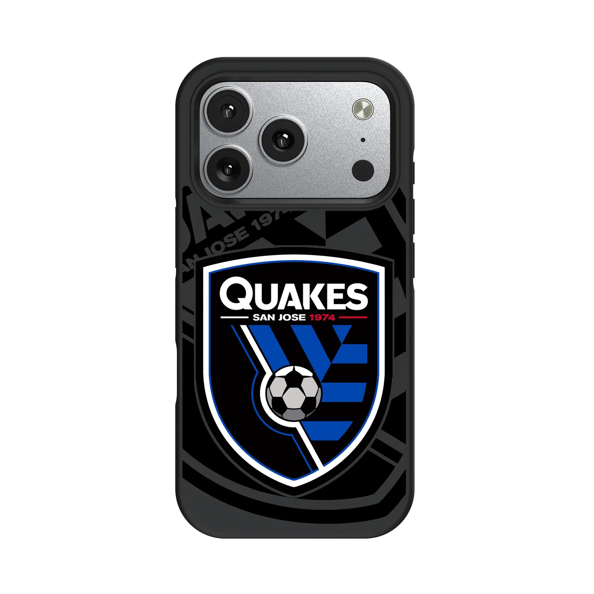 San Jose Earthquakes Monocolor Tilt iPhone Bump Phone Case for Apple iPhone#Device_iPhone 17 Pro