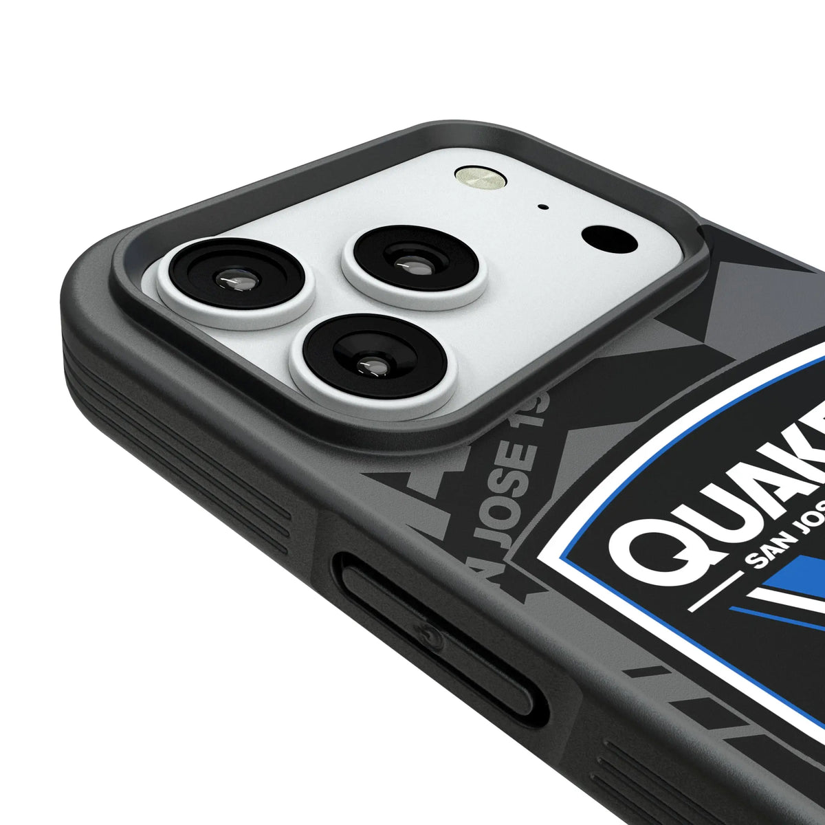 San Jose Earthquakes Monocolor Tilt iPhone Bump Phone Case for Apple iPhone - Detail#Device_iPhone 18 Pro