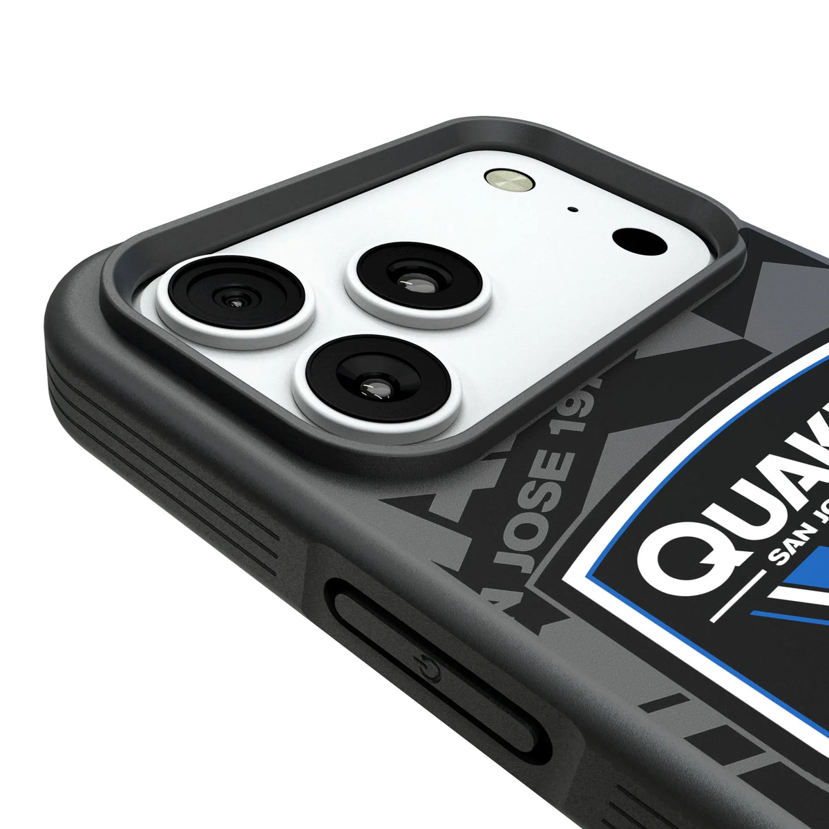 San Jose Earthquakes Monocolor Tilt iPhone Bump Phone Case for Apple iPhone - Detail#Device_iPhone 18 Pro Max