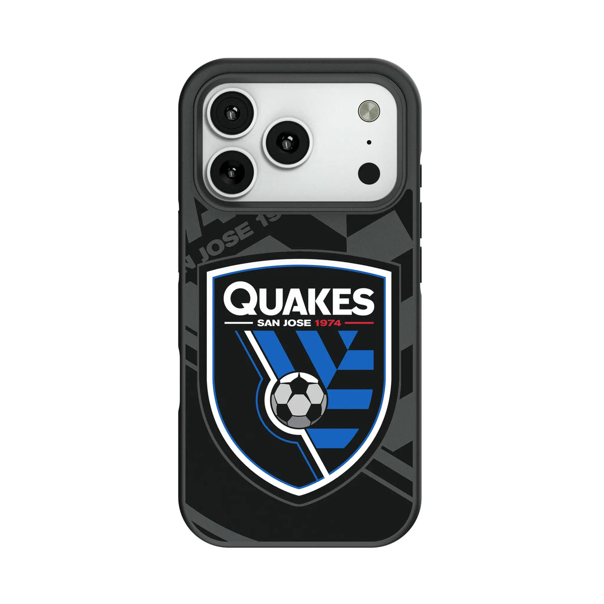 San Jose Earthquakes Monocolor Tilt Bump Phone Case for Apple iPhone