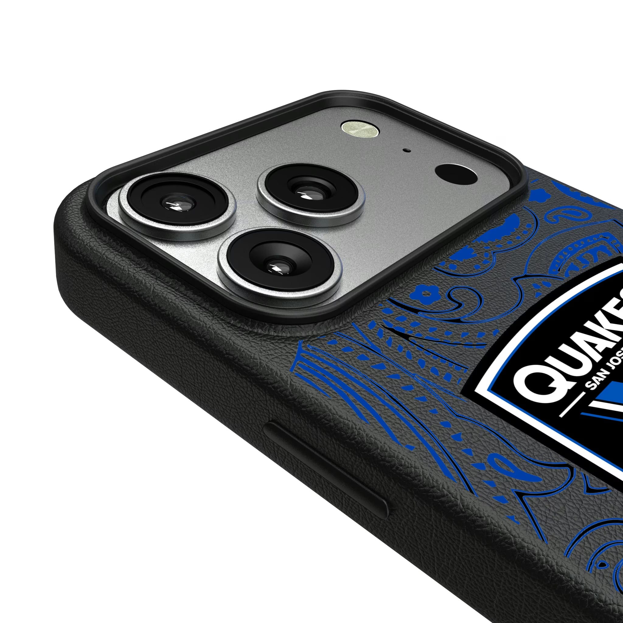 San Jose Earthquakes Paisley iPhone MagSafe Compatible Phone Case for Apple iPhone - Detail#Device_iPhone 17 Pro