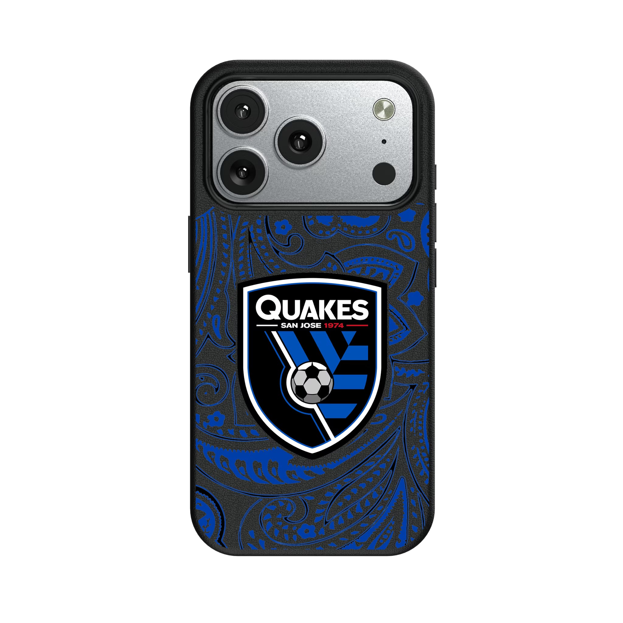 San Jose Earthquakes Paisley iPhone MagSafe Compatible Phone Case for Apple iPhone#Device_iPhone 17 Pro