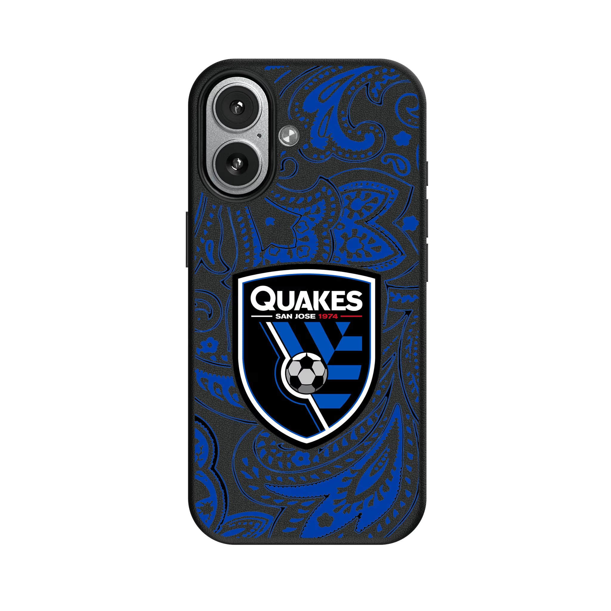 San Jose Earthquakes Paisley iPhone MagSafe Compatible Phone Case for Apple iPhone#Device_iPhone 17