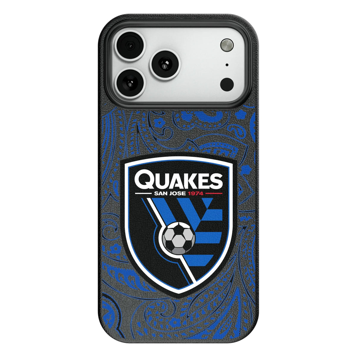 San Jose Earthquakes Paisley MagSafe Compatible Phone Case for Apple iPhone