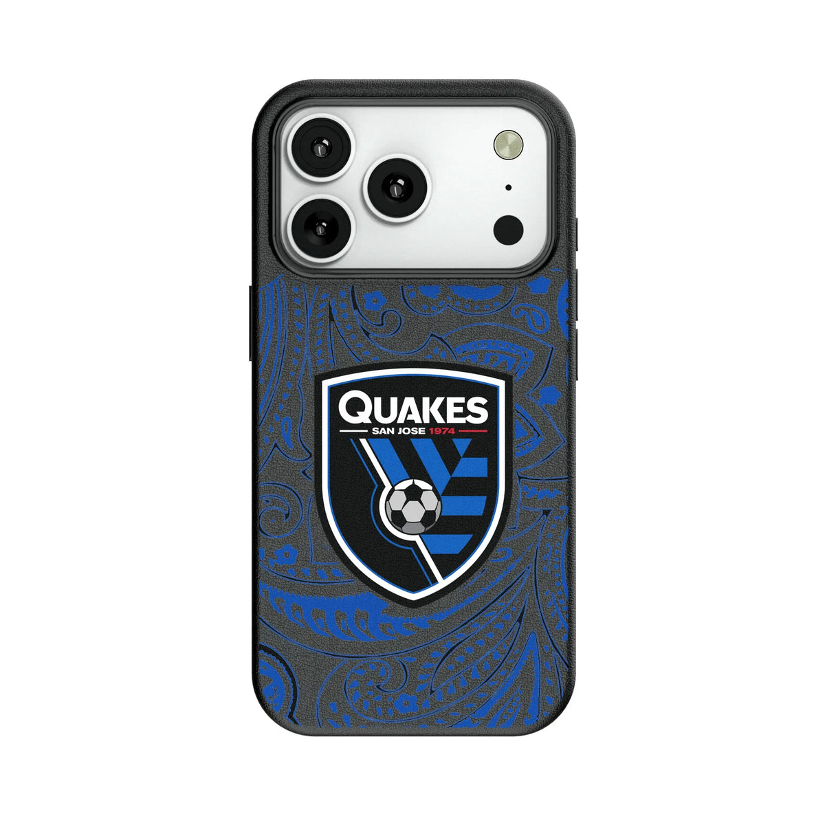 San Jose Earthquakes Paisley MagSafe Compatible Phone Case for Apple iPhone