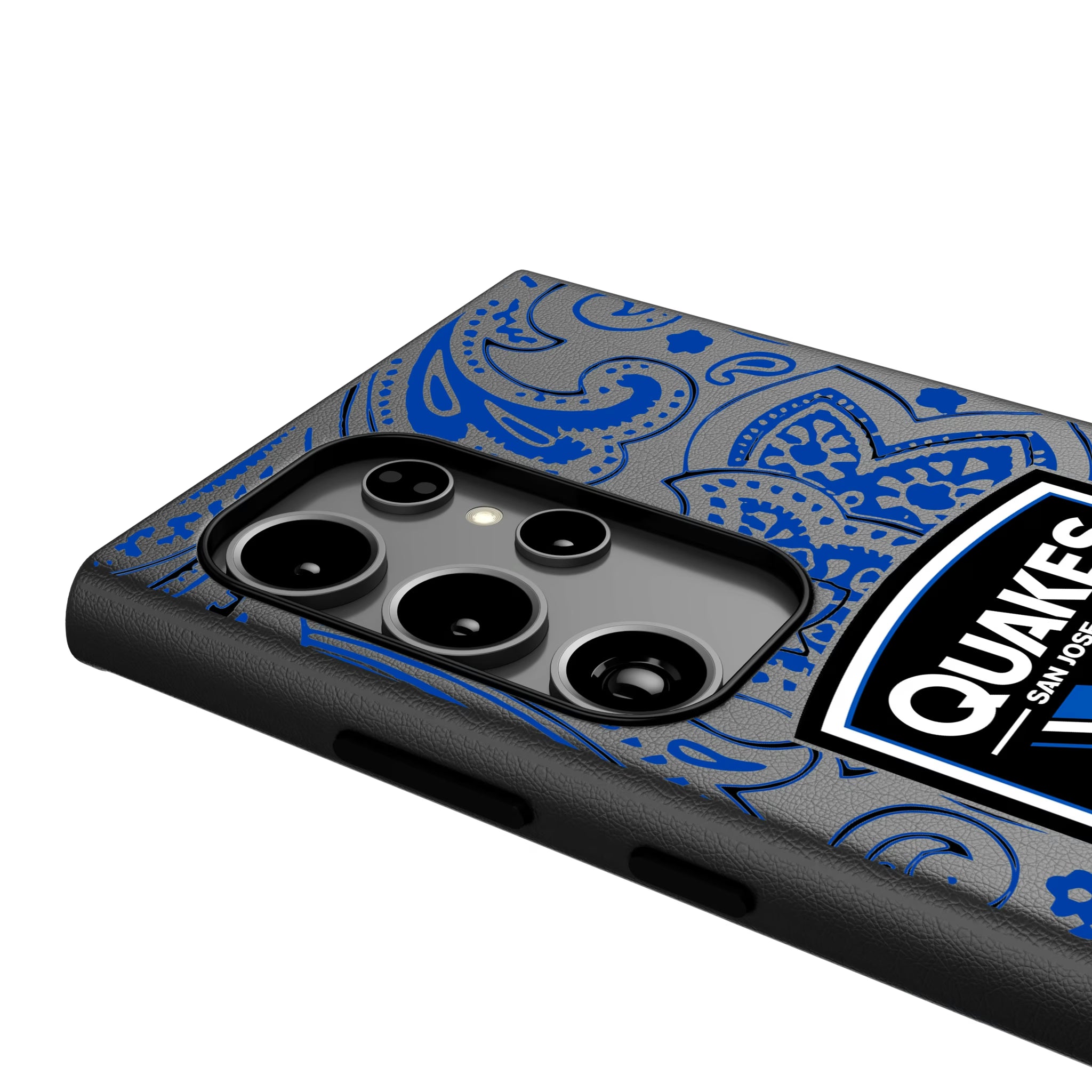 San Jose Earthquakes Paisley Galaxy MagSafe Compatible Phone Case for Samsung Galaxy - Detail