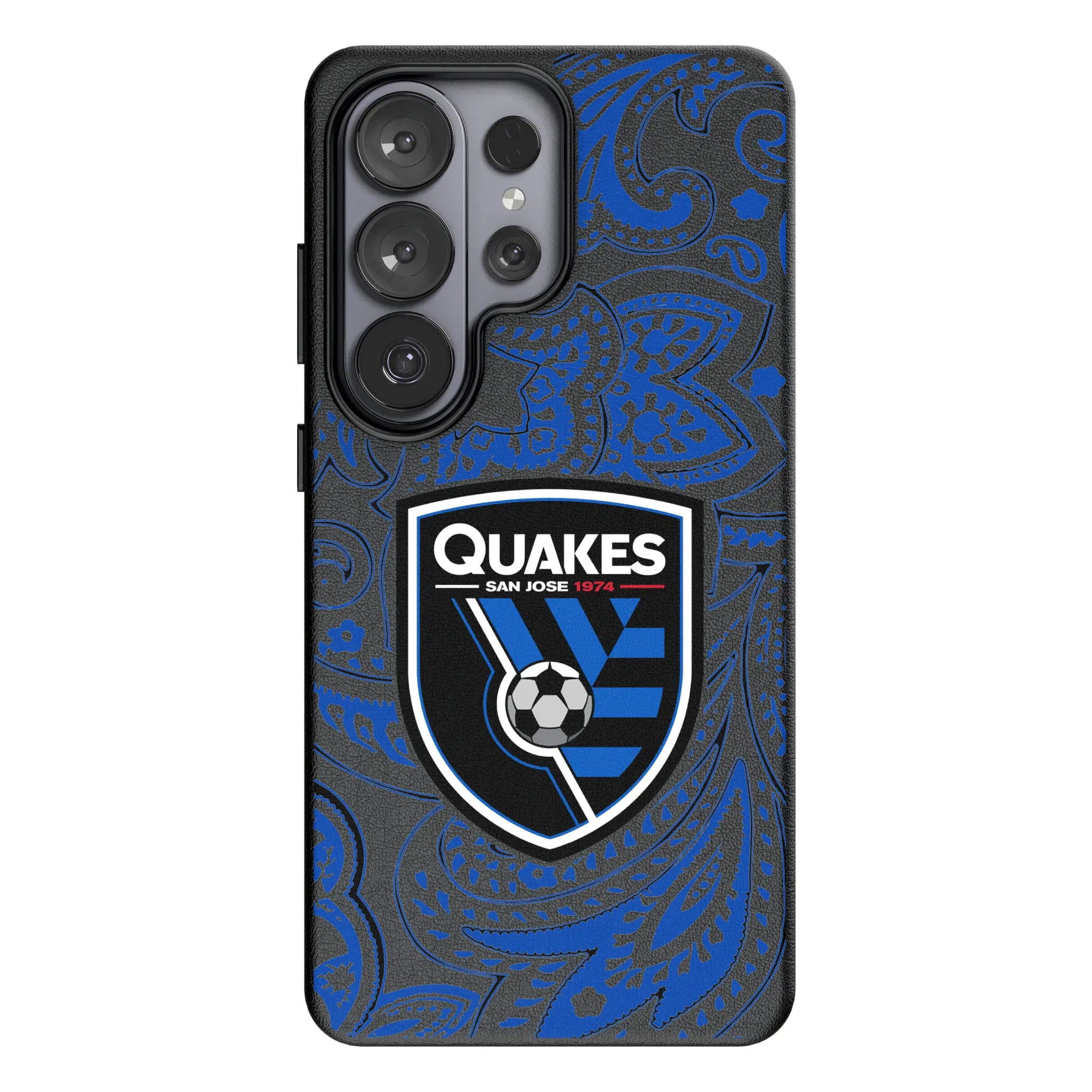 San Jose Earthquakes Paisley Galaxy MagSafe Compatible Phone Case for Samsung Galaxy#Device_Galaxy S26 Ultra