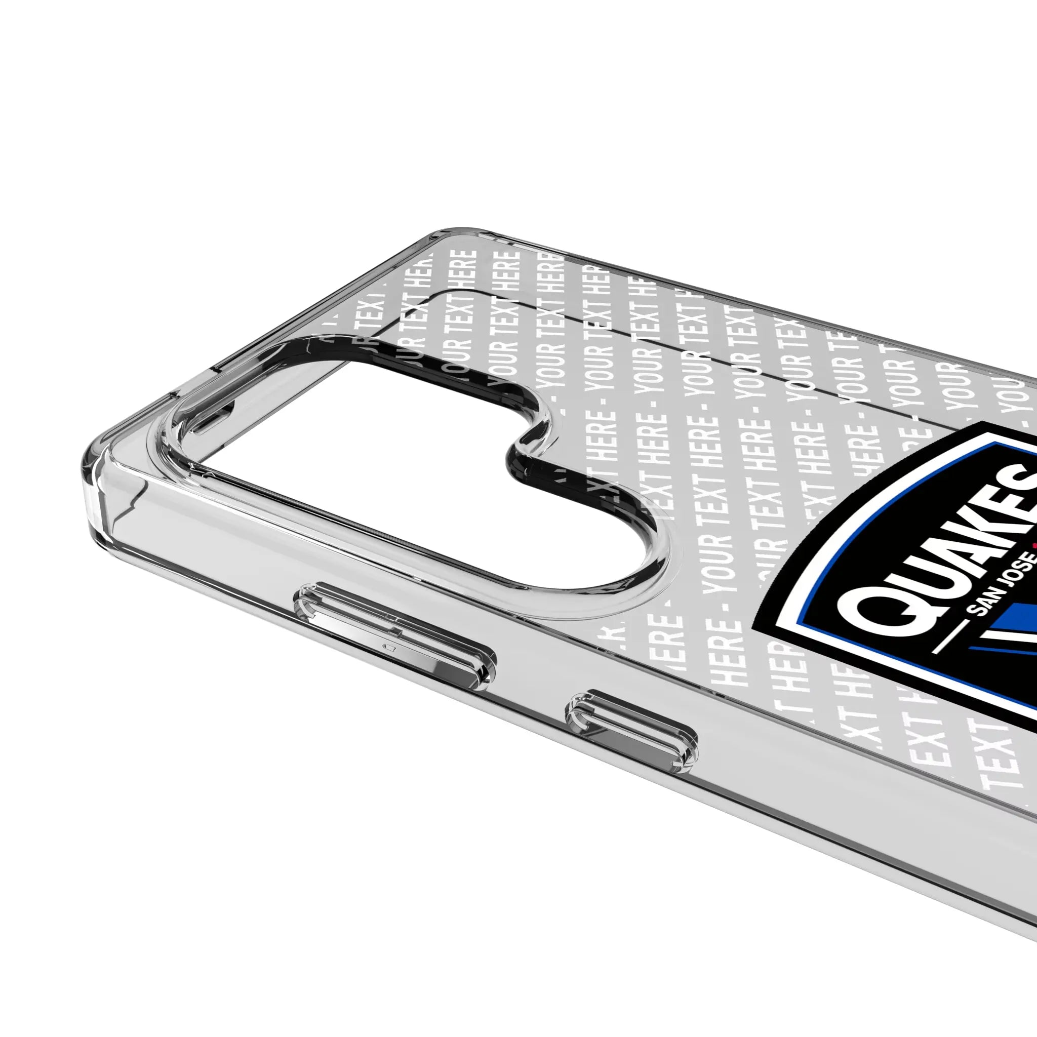 San Jose Earthquakes Personalized EndZone Plus Galaxy Clear Phone Case for Samsung Galaxy - Detail