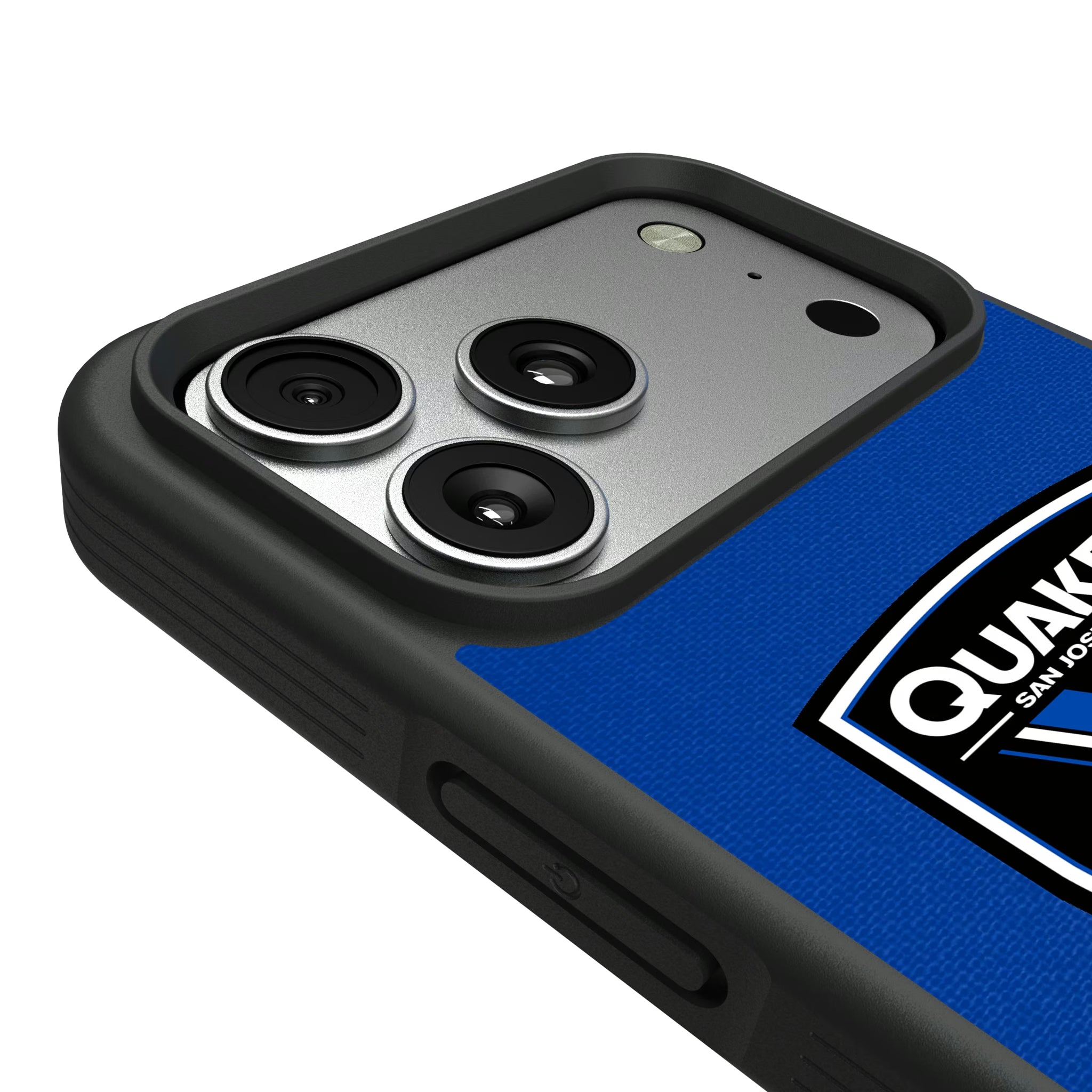 San Jose Earthquakes Personalized Stripe iPhone Bump Phone Case for Apple iPhone - Detail#Device_iPhone 17 Pro Max