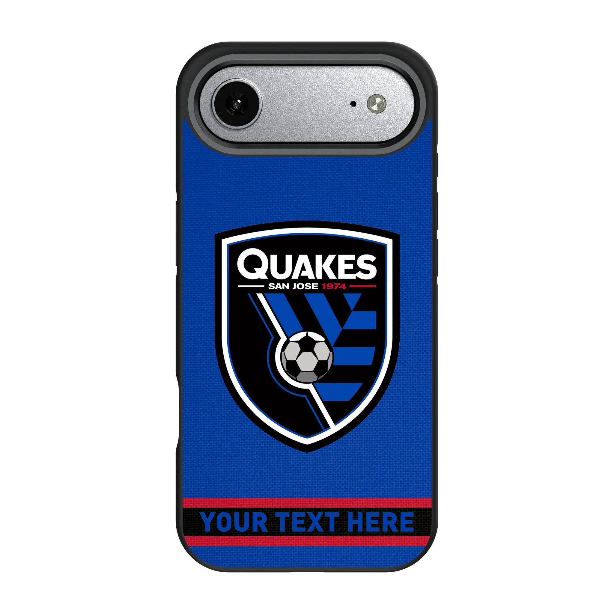 San Jose Earthquakes Personalized Stripe iPhone Bump Phone Case for Apple iPhone#Device_iPhone Air