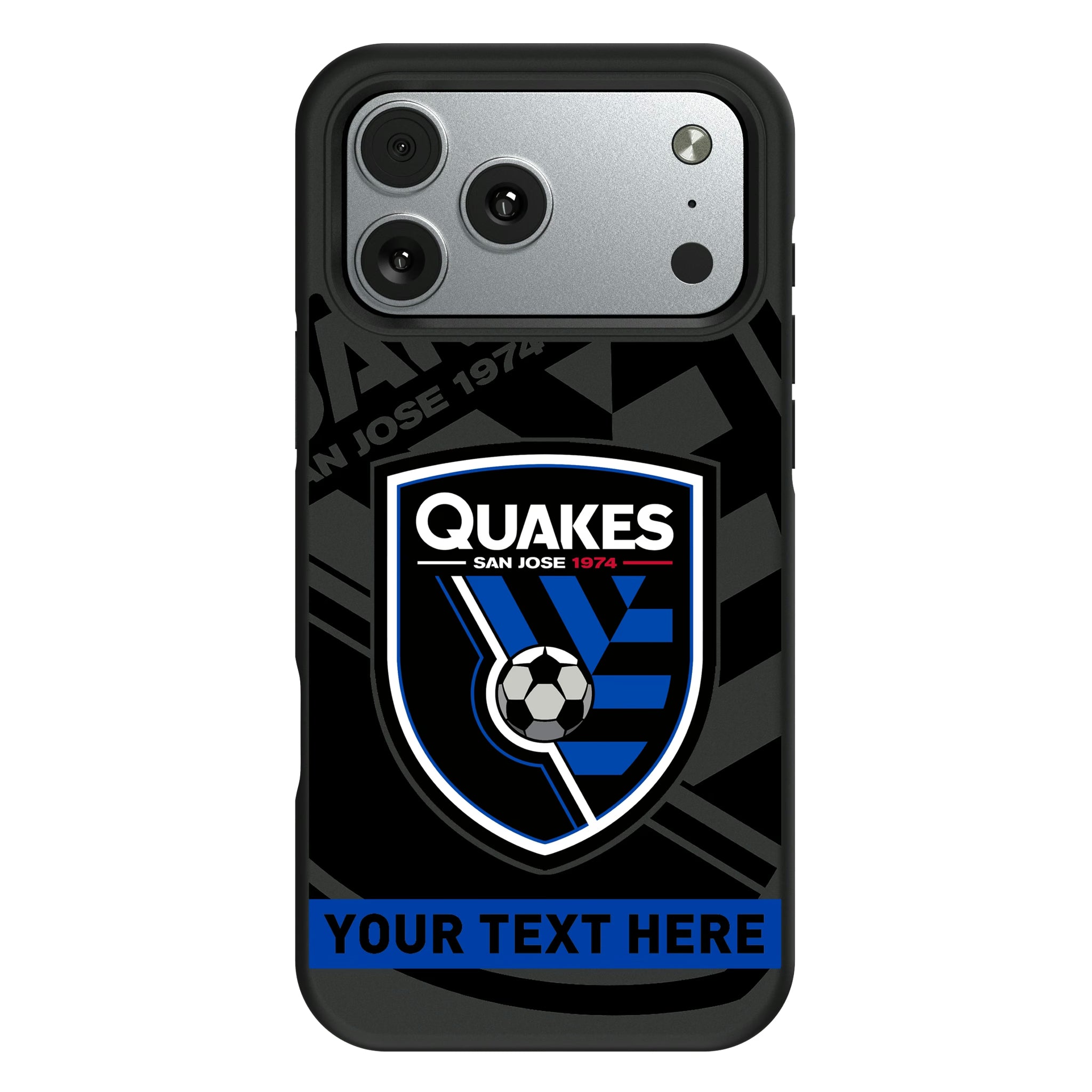 San Jose Earthquakes Personalized Tilt iPhone Bump Phone Case for Apple iPhone#Device_iPhone 17 Pro Max