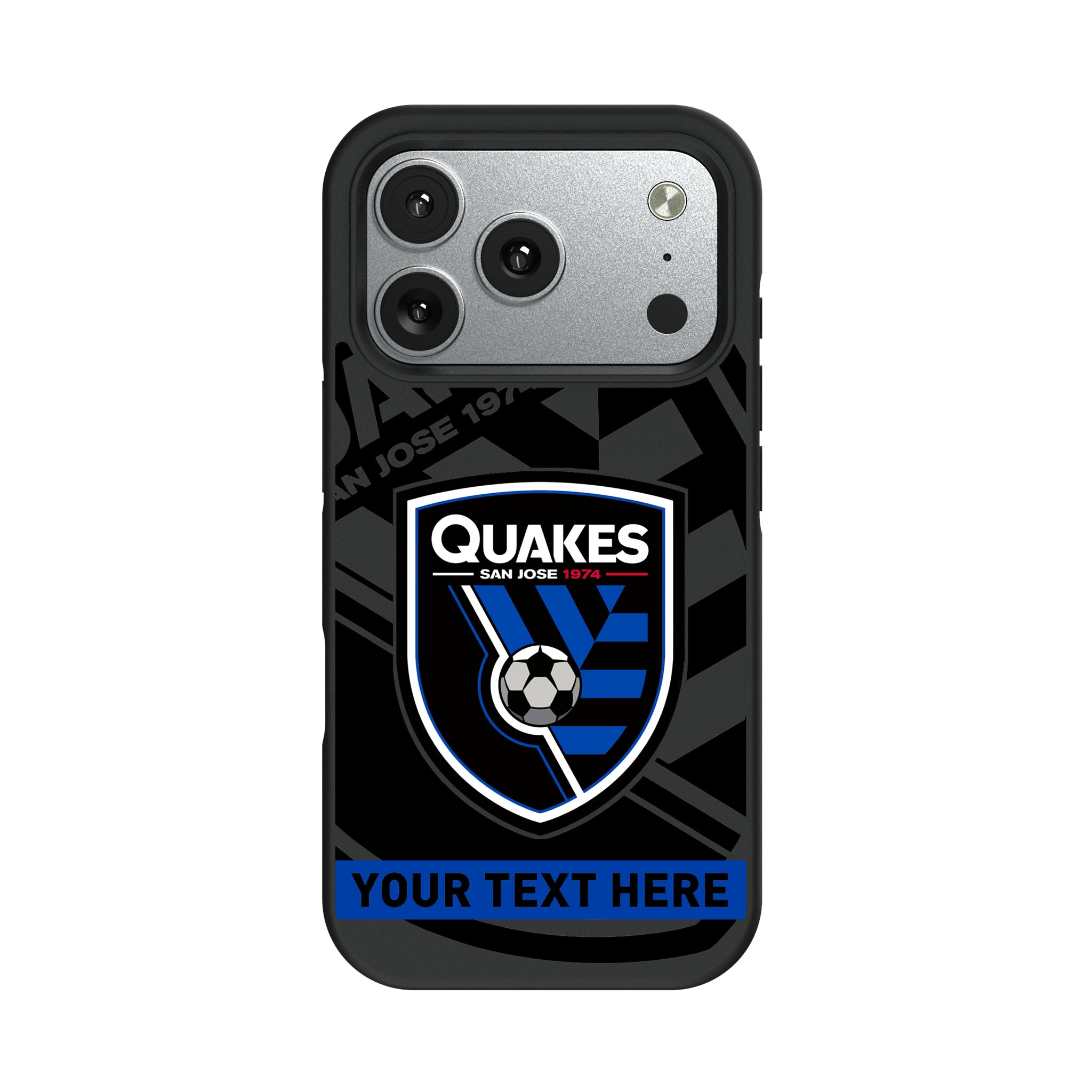 San Jose Earthquakes Personalized Tilt iPhone Bump Phone Case for Apple iPhone#Device_iPhone 17 Pro