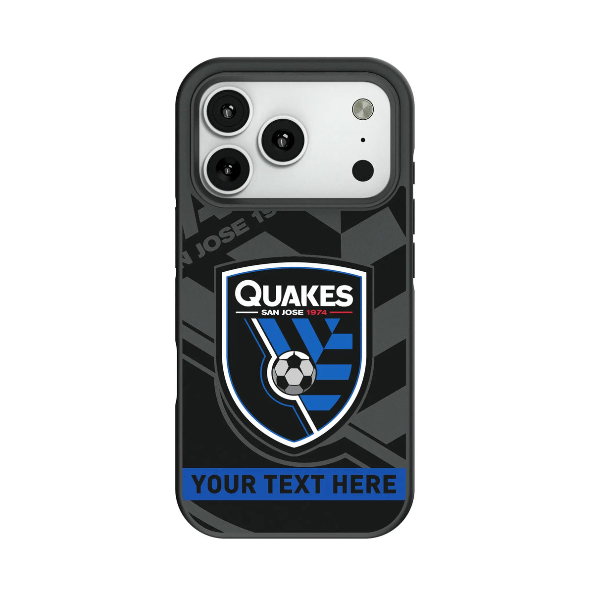 San Jose Earthquakes Personalized Tilt Bump Phone Case for Apple iPhone