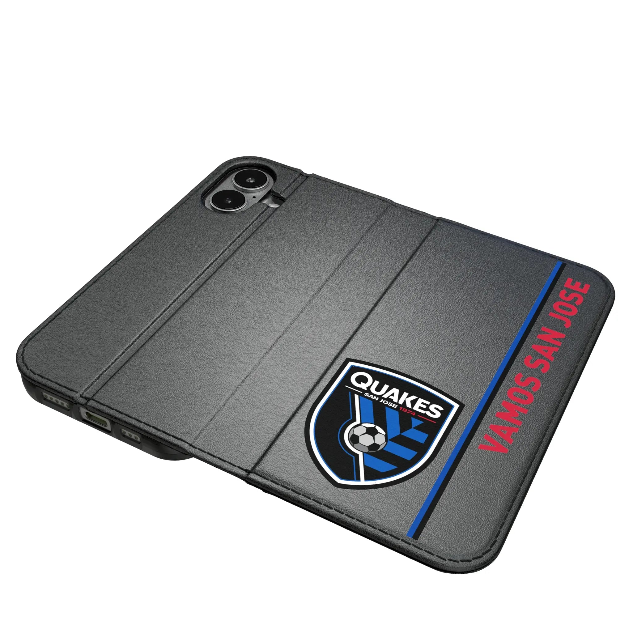 San Jose Earthquakes Sidebar iPhone Folio Phone Case for Apple iPhone#Device_iPhone 17