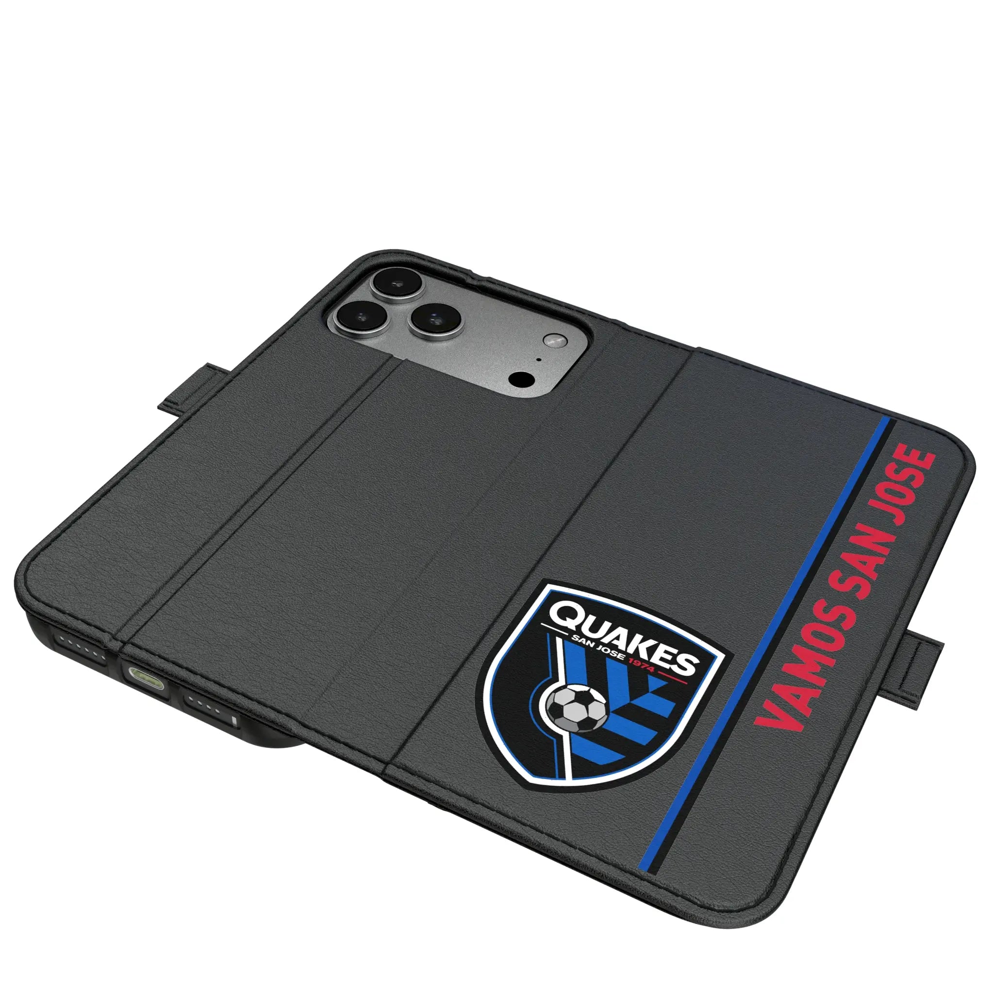 San Jose Earthquakes Sidebar iPhone Folio Phone Case for Apple iPhone#Device_iPhone 17 Pro Max